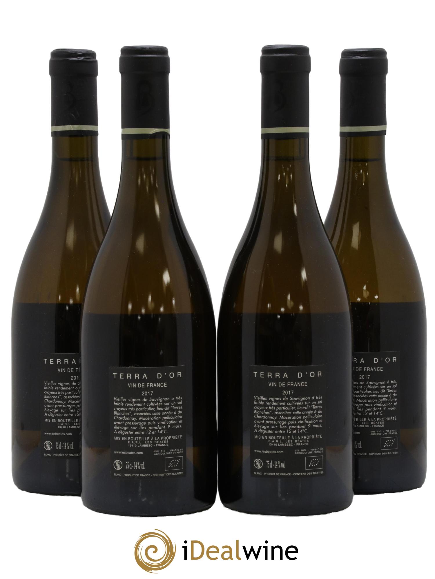 Vin de France Terra d'Or Les Béates 2017 - Lot de 4 bouteilles - 1