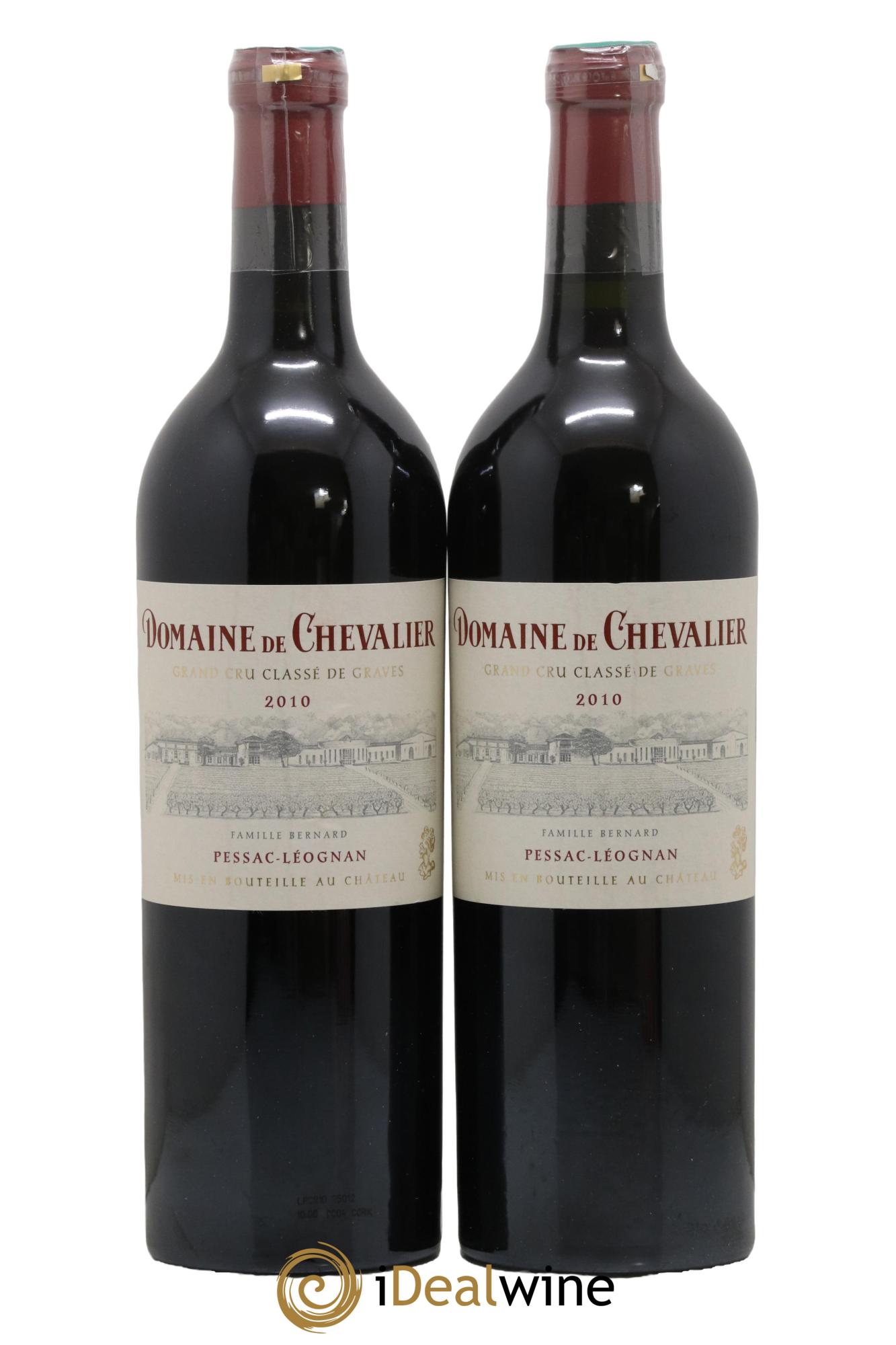 Domaine de Chevalier Cru Classé de Graves 2010 - Lot de 2 bouteilles - 0