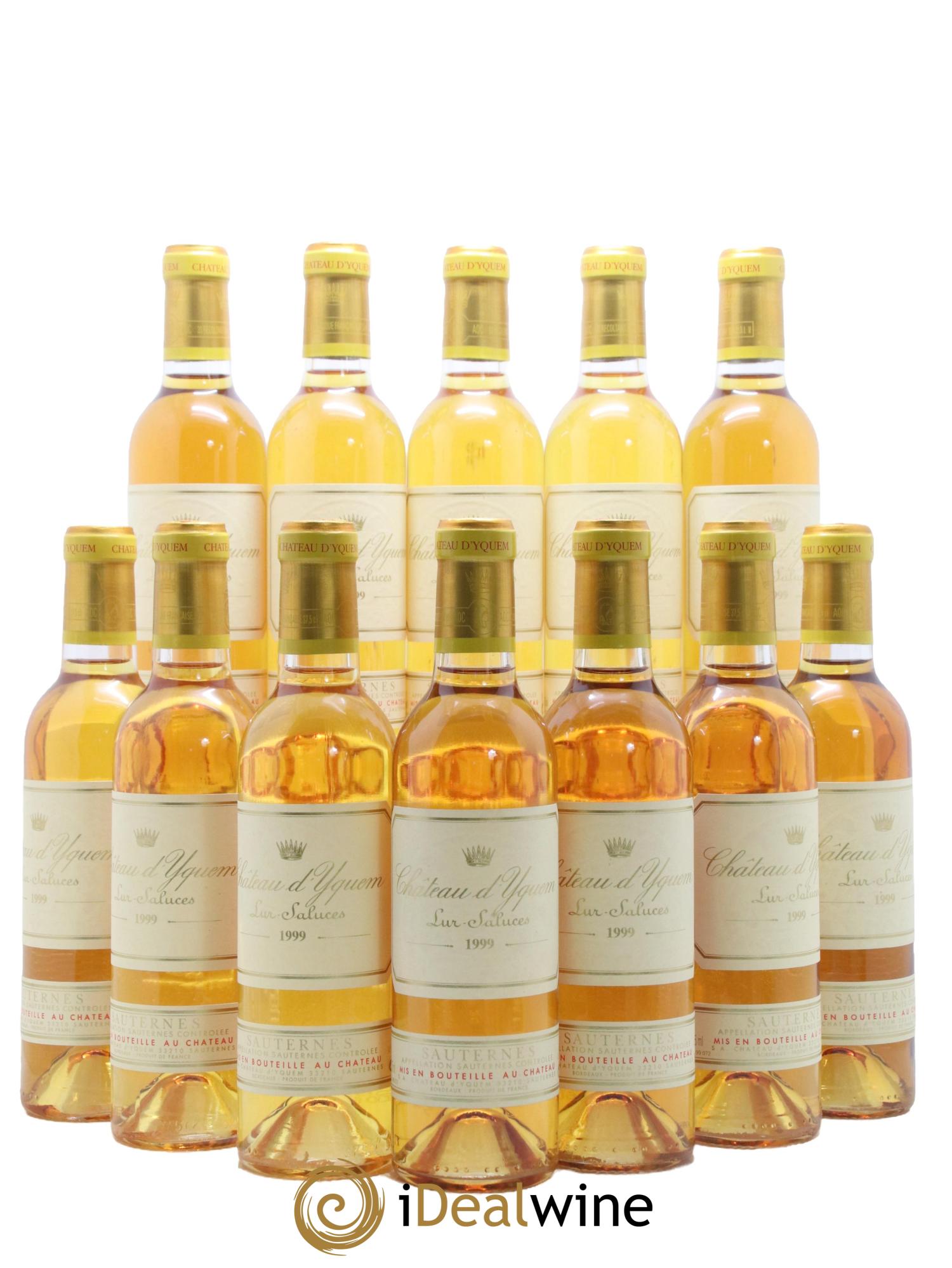 Château d' Yquem 1er Cru Classé Supérieur 1999 - Posten von 12 Demi-Flaschen - 0