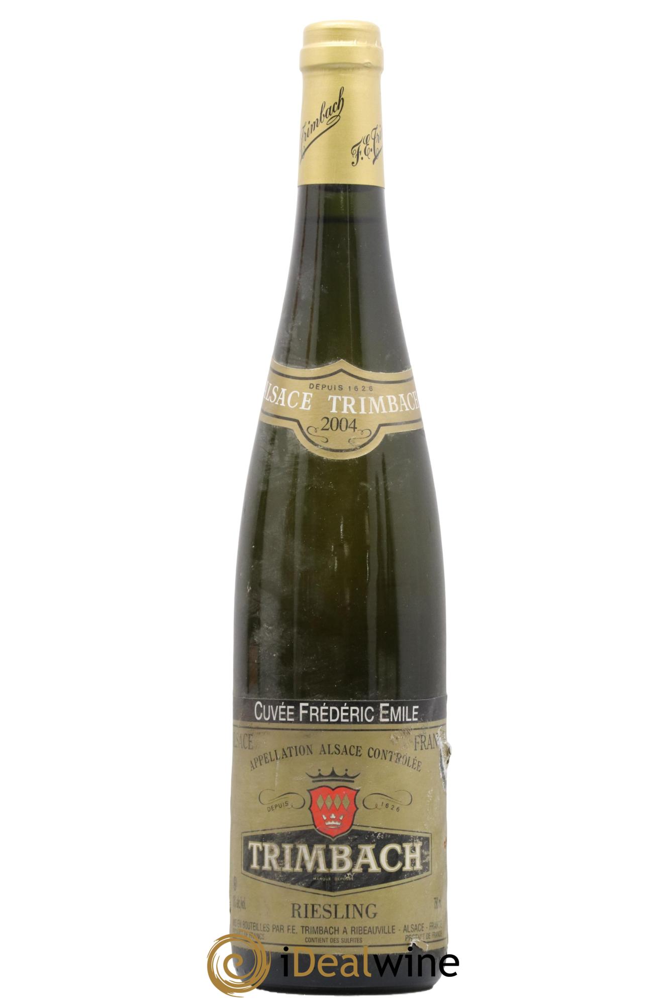 Alsace Riesling Cuvée Frédéric Emile Trimbach (Domaine) 2004 - Lot de 1 bouteille - 0