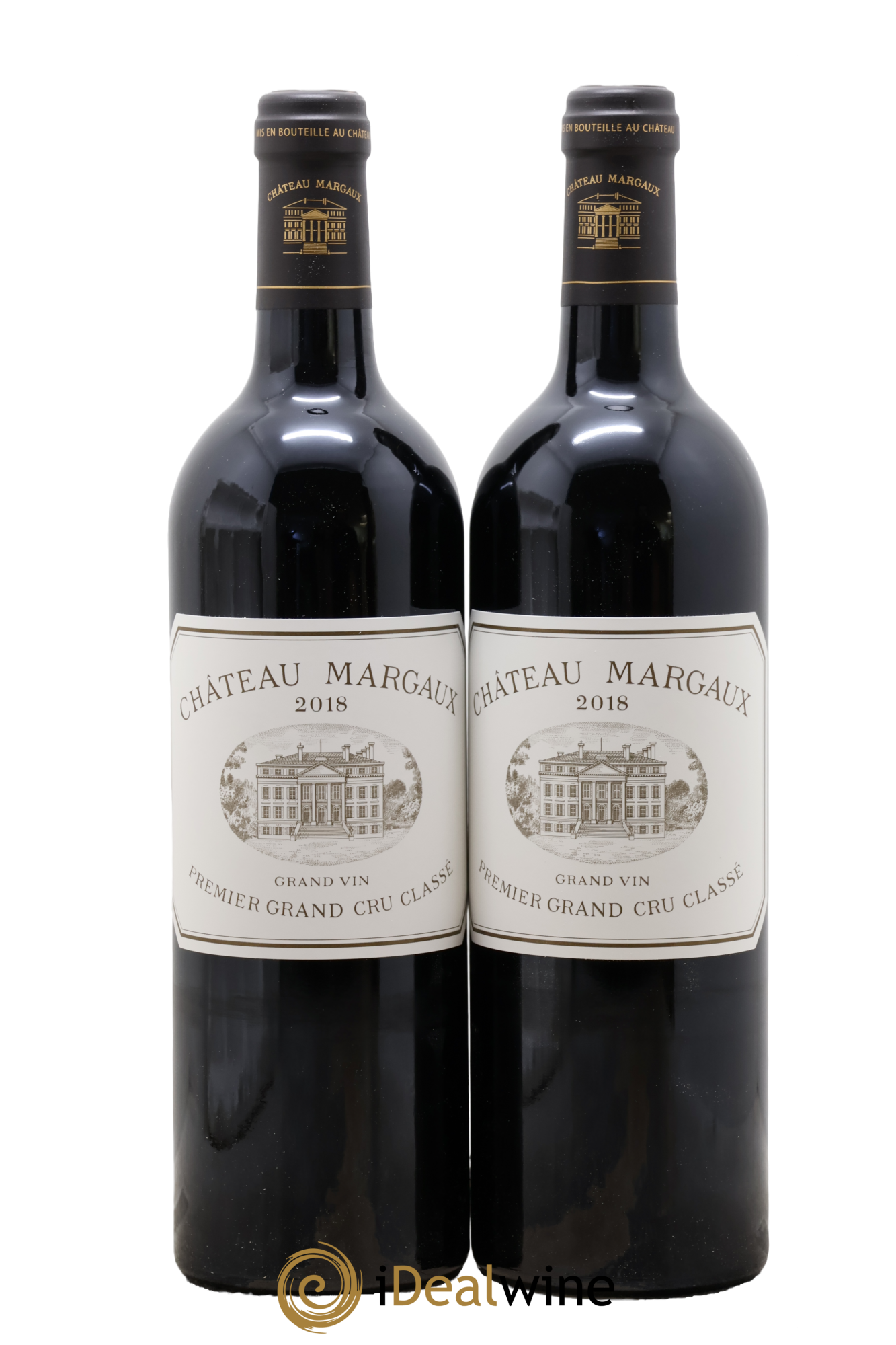 Château Margaux 1er Grand Cru Classé 2018 - Lot de 2 bouteilles - 0
