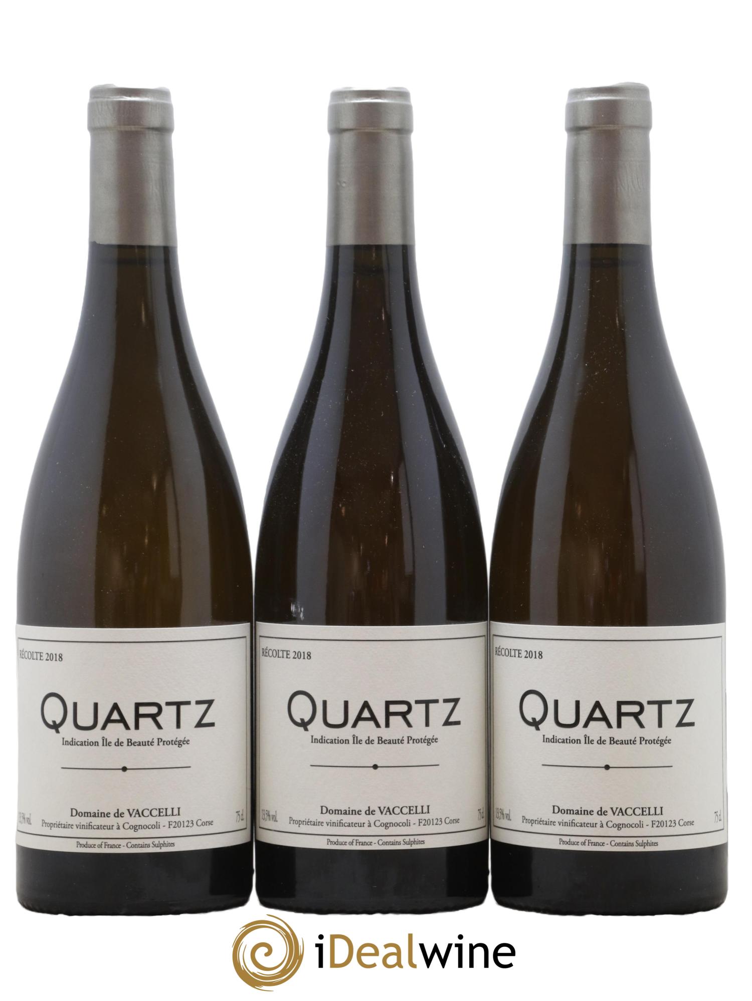 Ajaccio Quartz Vaccelli 2018 - Lot de 3 bouteilles - 0
