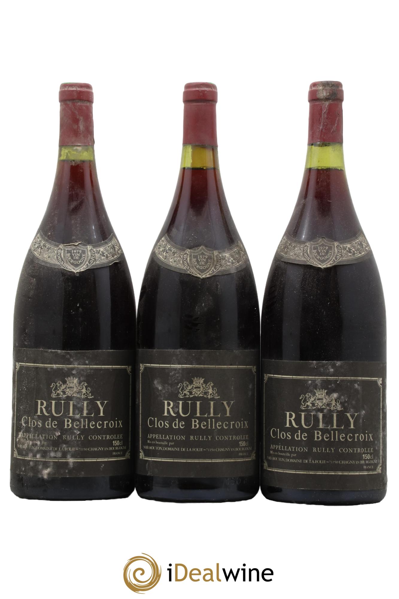 Rully Clos de Bellecroix Domaine de la Folie 1979 - Lot de 3 magnums - 0