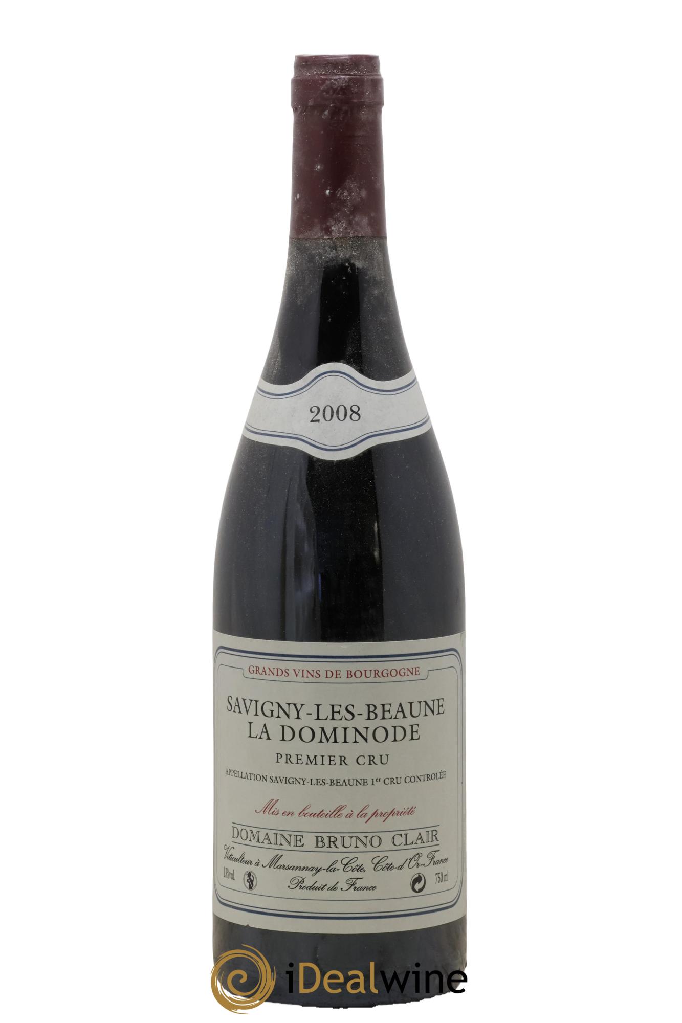 Savigny-lès-Beaune 1er Cru La Dominode Bruno Clair (Domaine) 2008 - Lotto di 1 bottiglia - 0