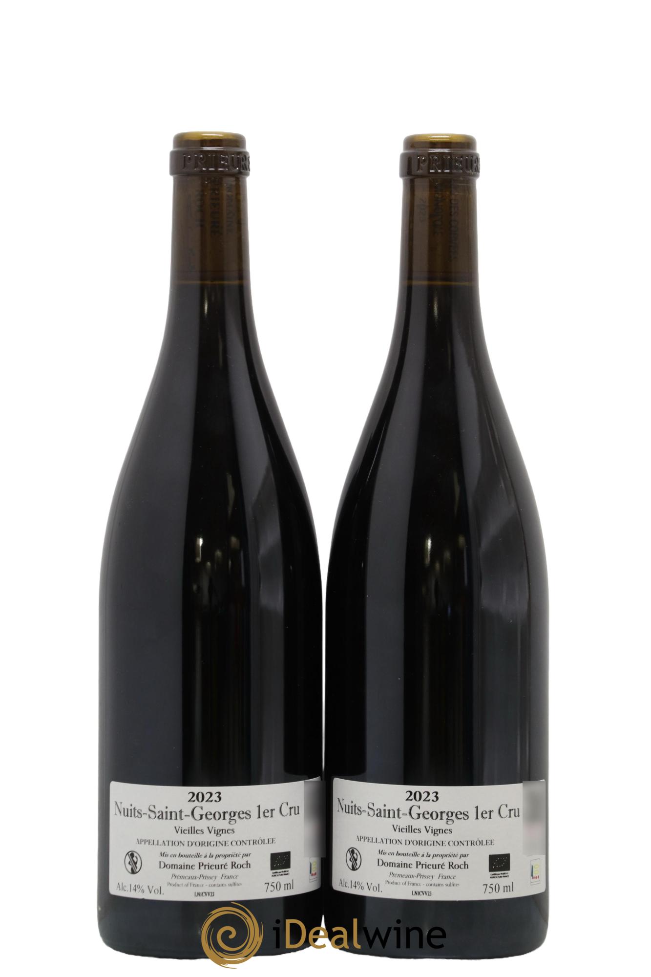 Nuits-Saint-Georges 1er Cru Vieilles Vignes Prieuré Roch 2023 - Lot de 2 bouteilles - 1