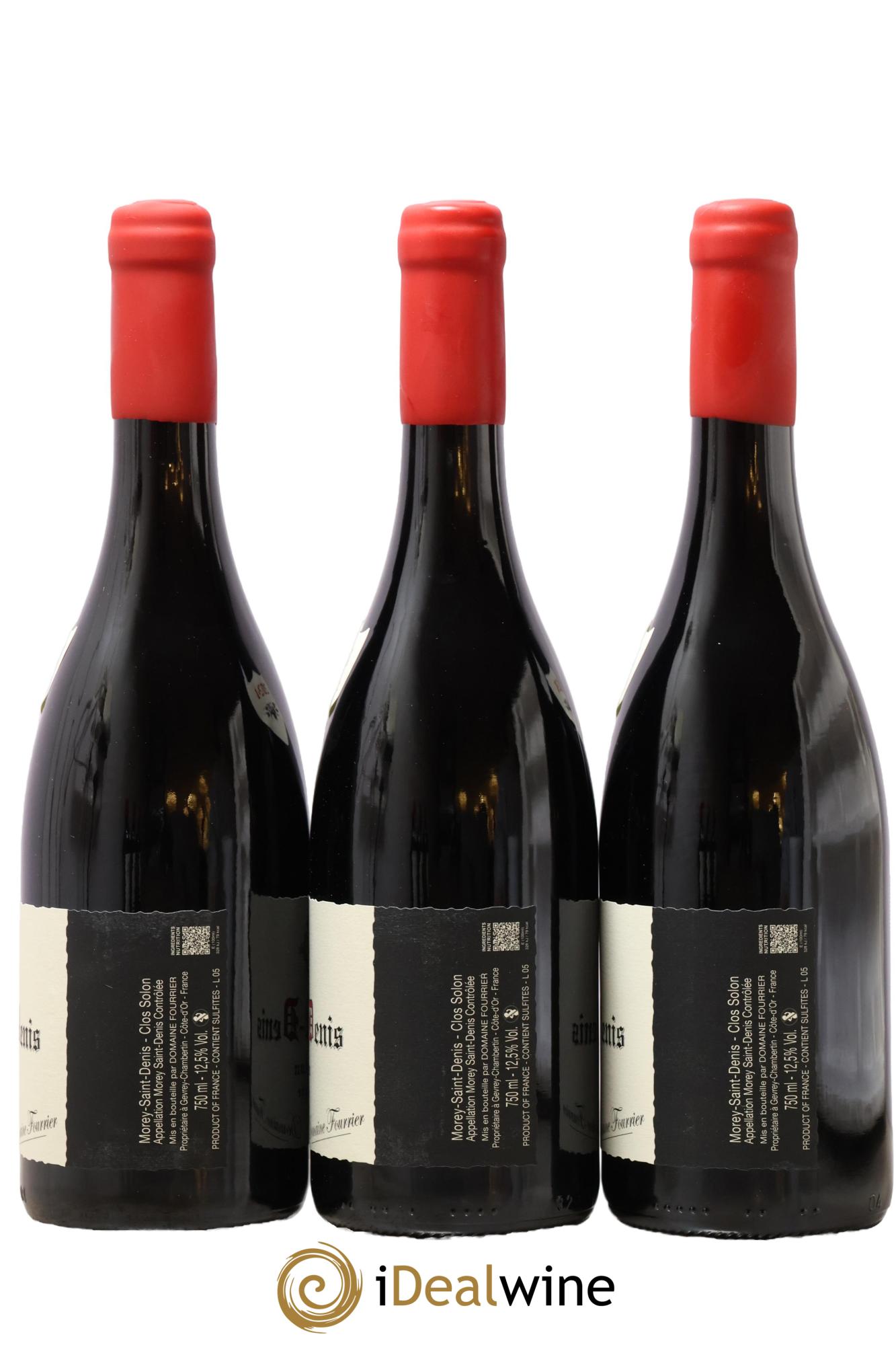 Morey-Saint-Denis Clos Solon Vieille Vigne Fourrier (Domaine) 2024 - Lot de 3 bouteilles - 1