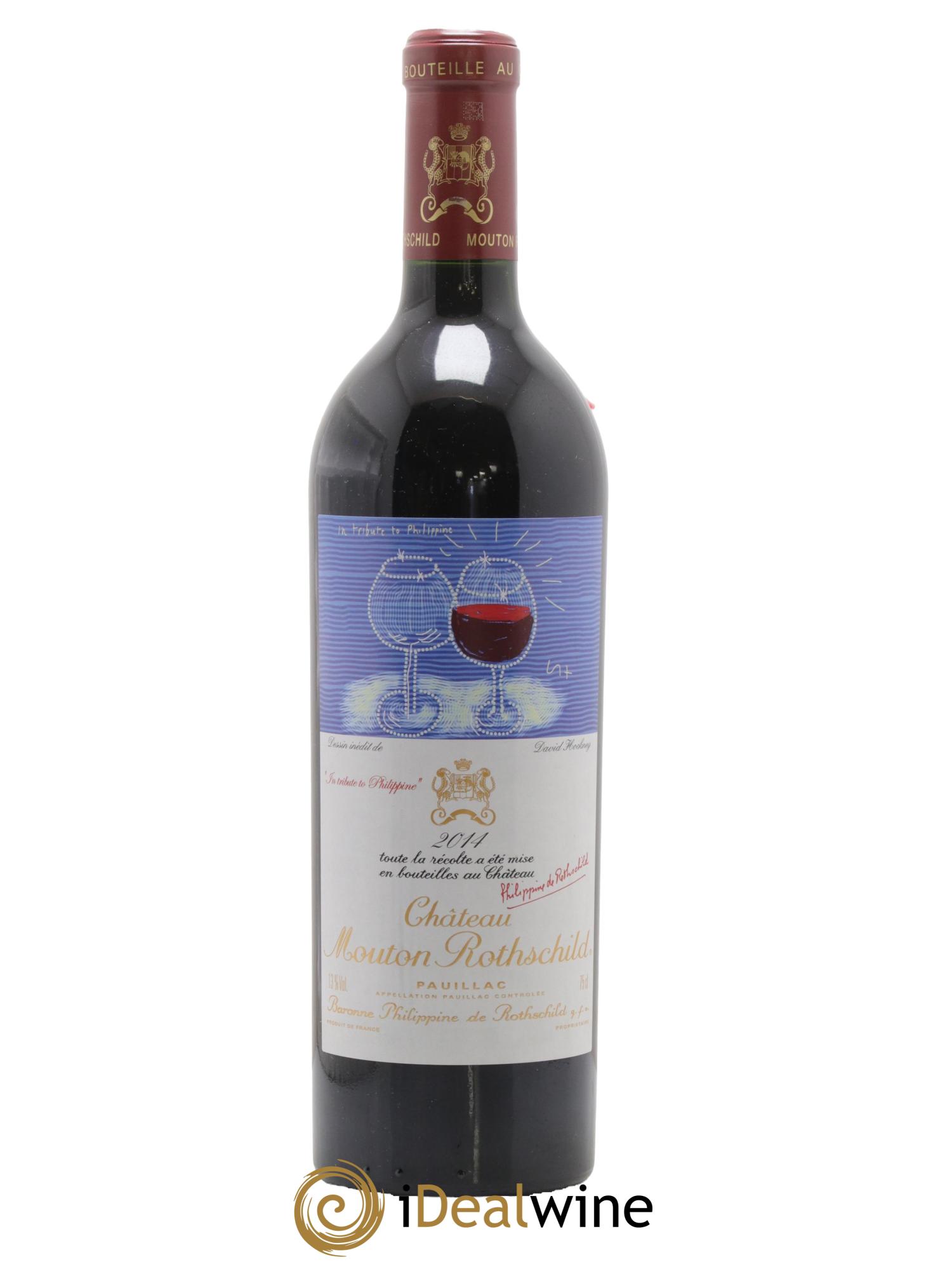 Château Mouton Rothschild 1er Grand Cru Classé 2014 - Lot de 1 bouteille - 0