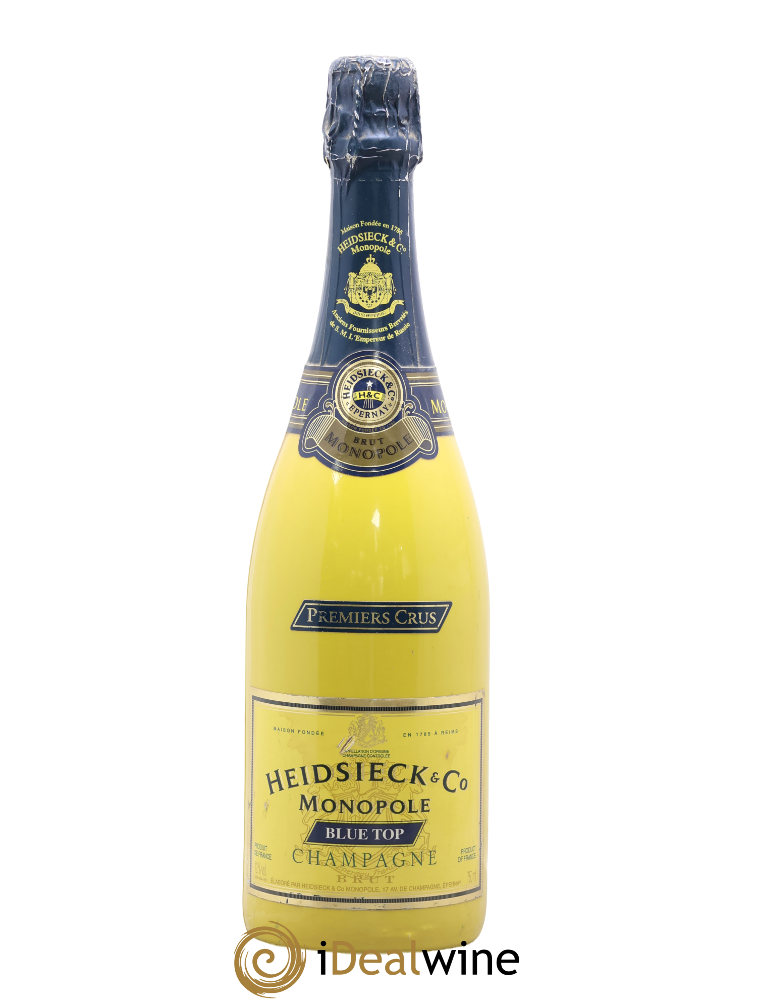 Champagne Blue Top Heidsieck - Lotto di 1 bottiglia - 0