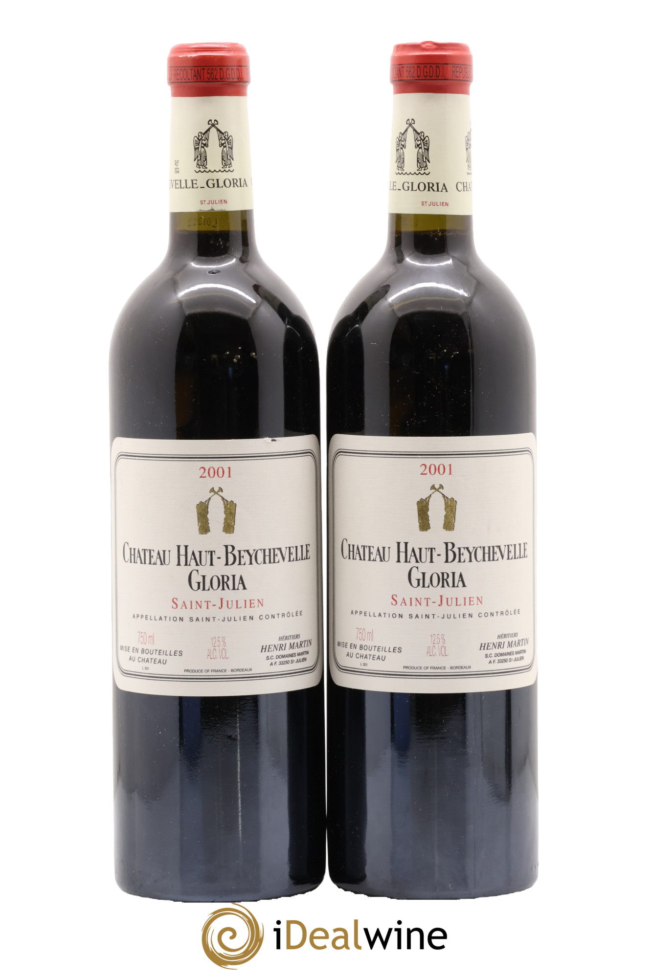 Château Haut Beychevelle Gloria 2001 - Posten von 2 Flaschen - 0