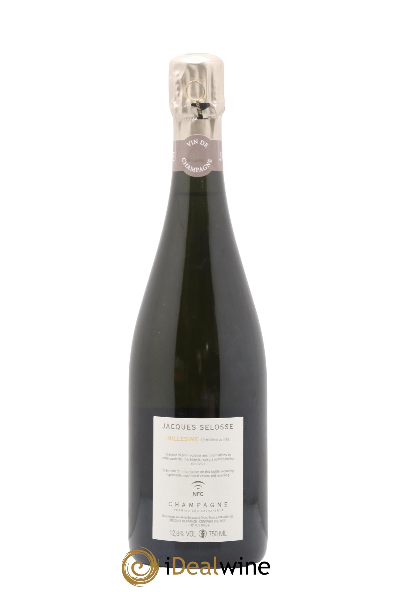 1er Cru Millésimé Extra-Brut Jacques Selosse 2013 - Lotto di 1 bottiglia - 1