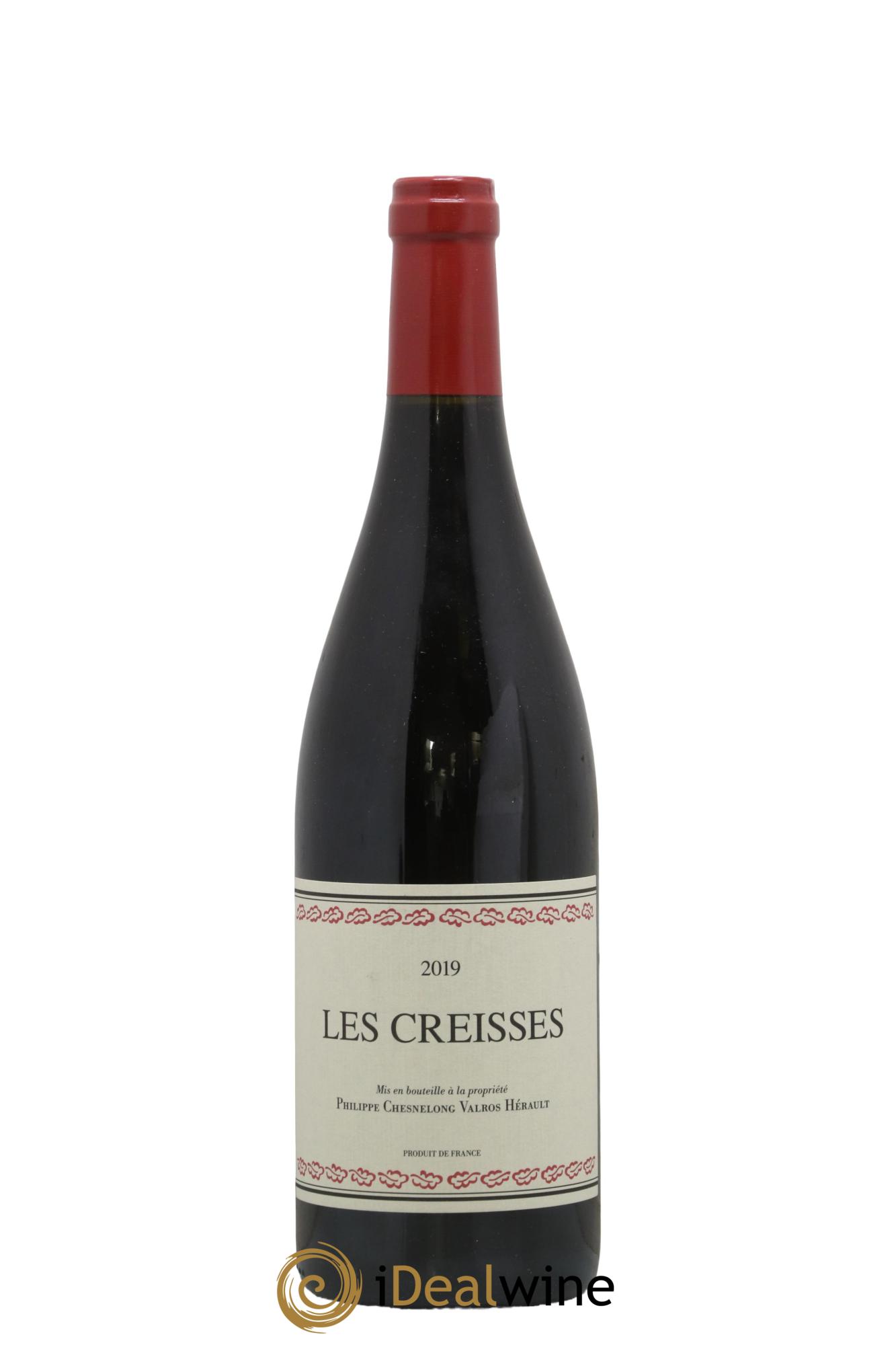IGP Pays d'Hérault (Vin de Pays de l'Hérault) Les Creisses Les Creisses (Domaine) 2019 - Lot de 1 bouteille - 0