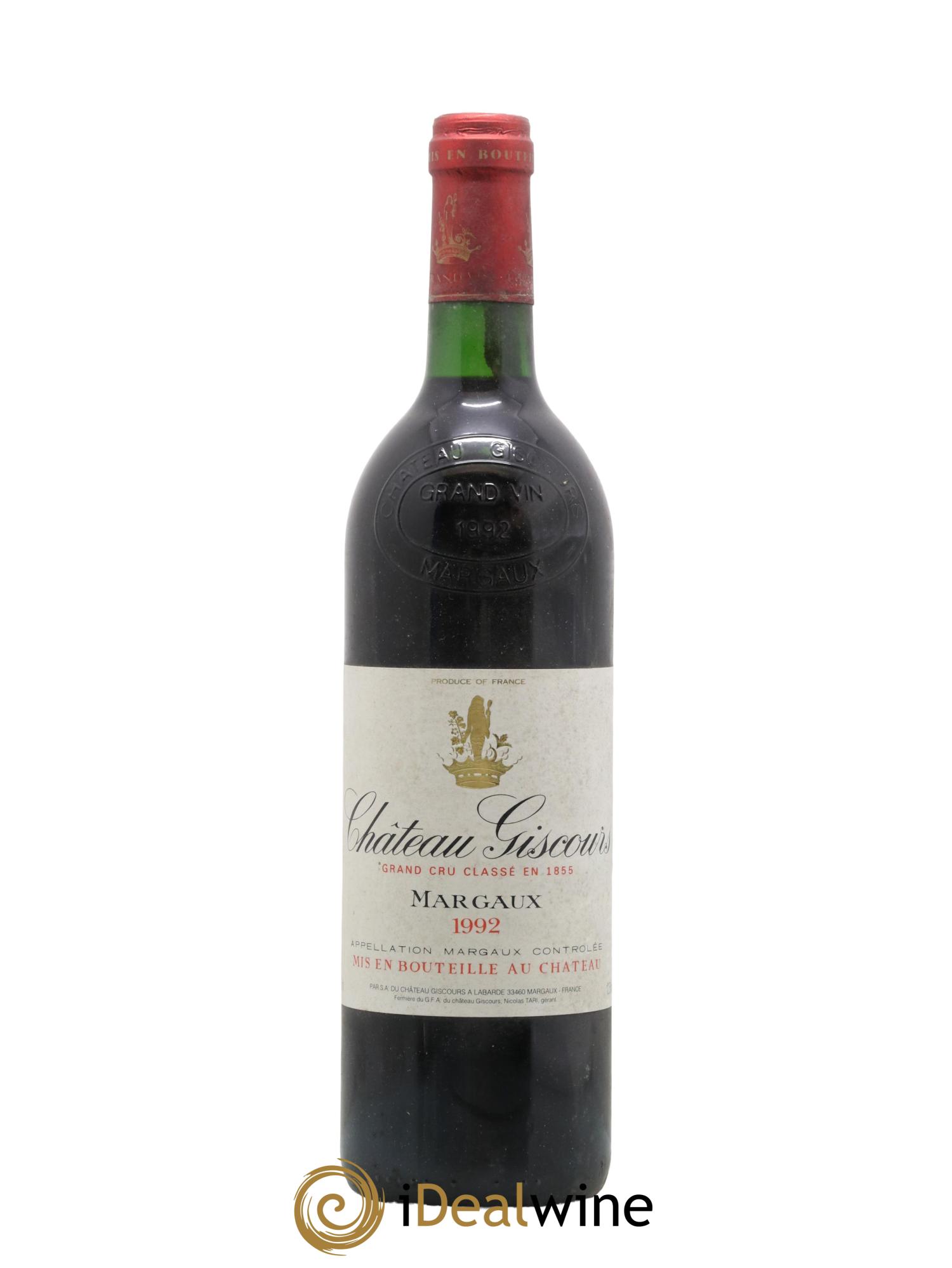 Château Giscours 3ème Grand Cru Classé 1992 - Lot de 1 bouteille - 0