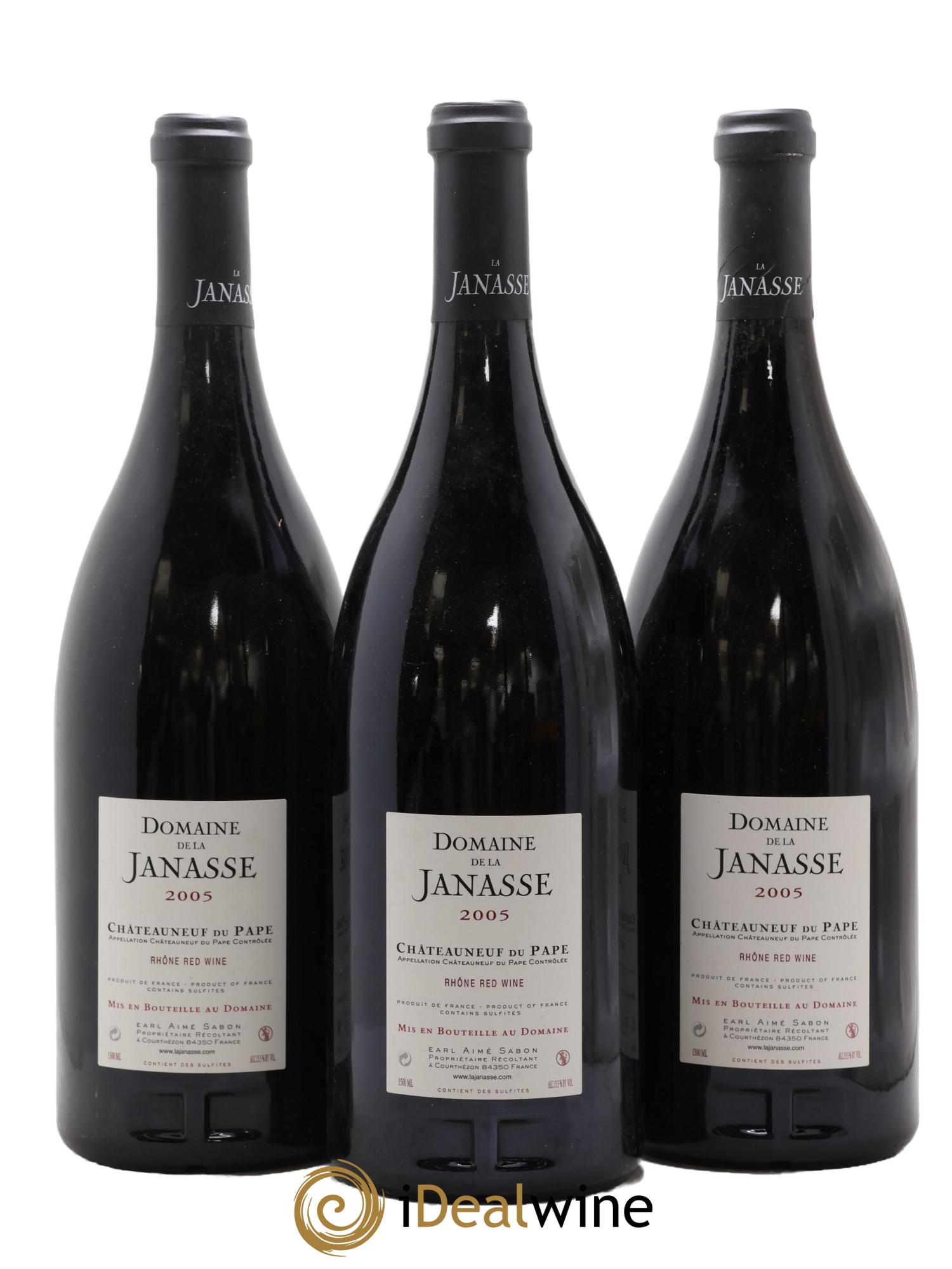 Châteauneuf-du-Pape Cuvée Vieilles Vignes La Janasse (Domaine de) 2005 - Posten von 3 Magnum - 1