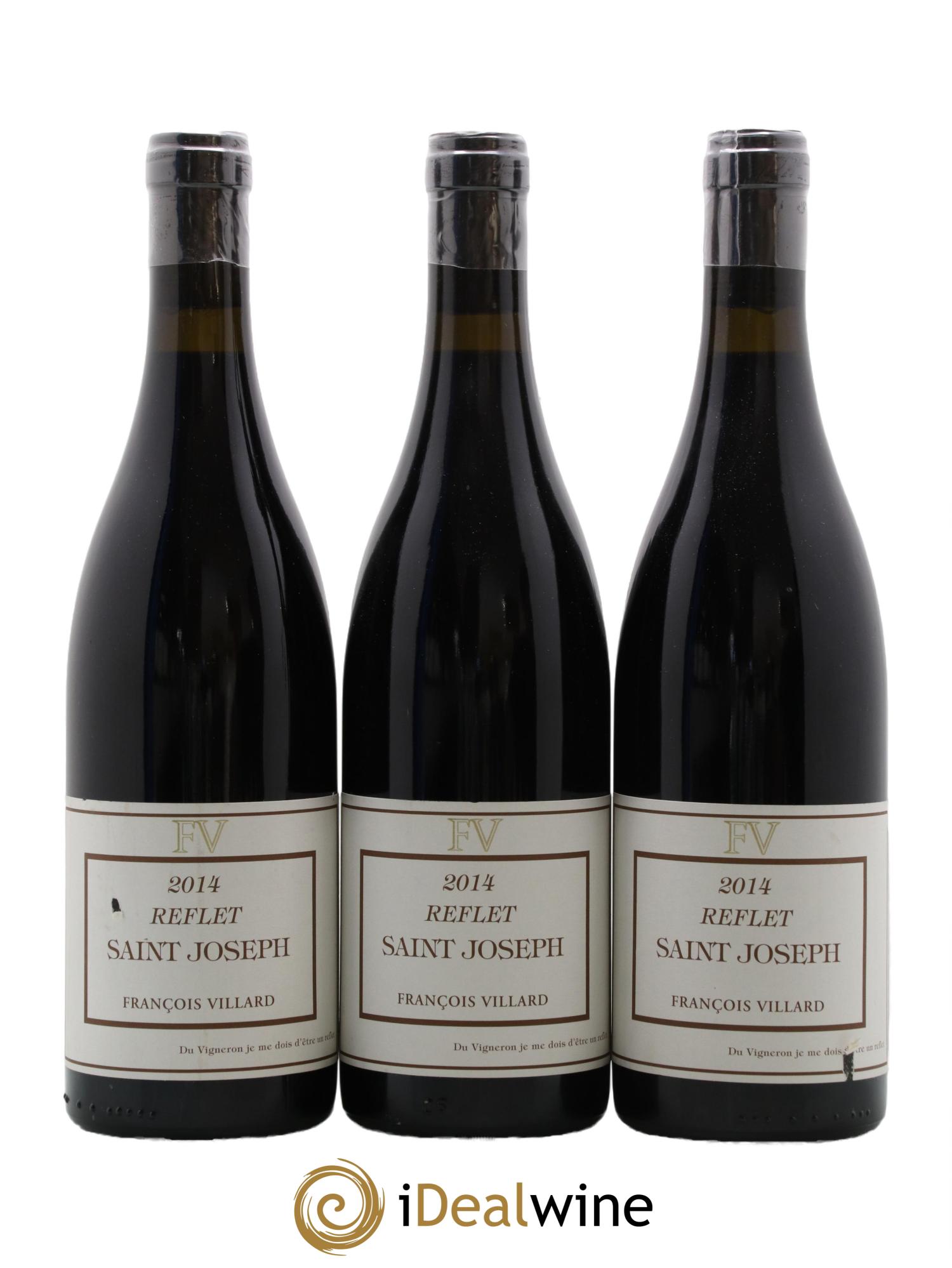 Saint-Joseph Reflet François Villard 2014 - Lot de 3 bouteilles - 0