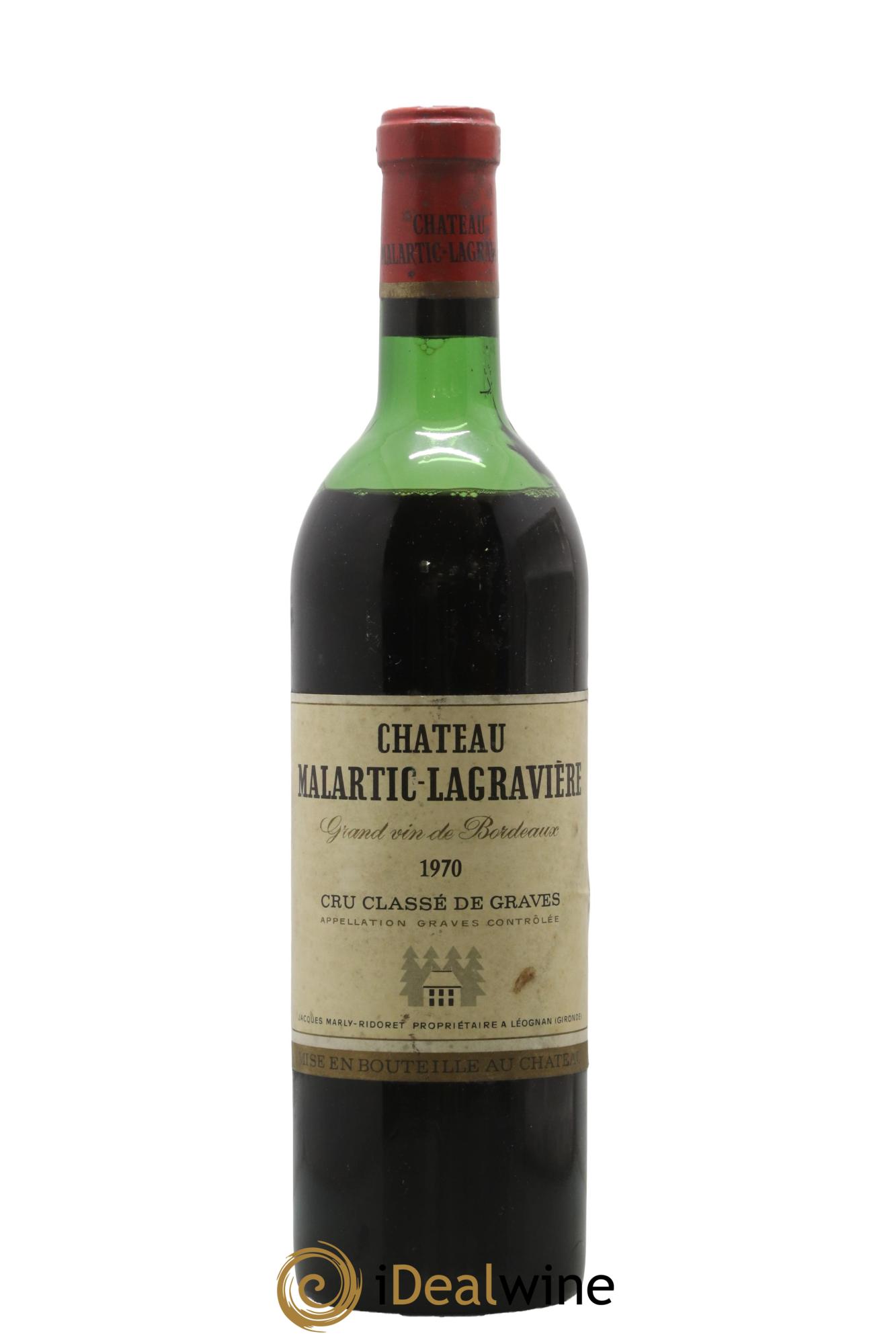 Château Malartic-Lagravière Cru Classé de Graves 1970 - Lot of 1 bottle - 0
