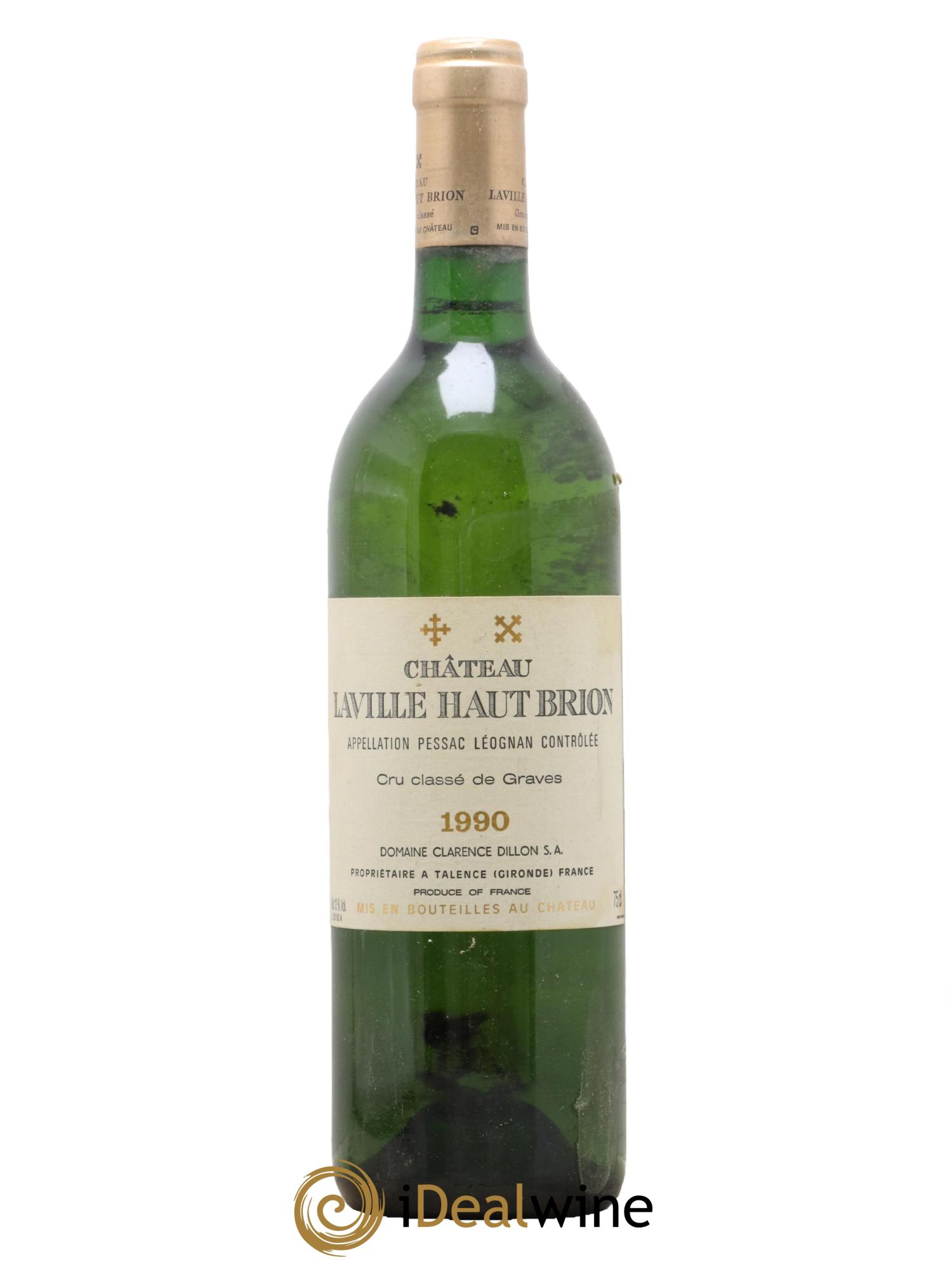 Château Laville Haut-Brion Cru Classé de Graves 1990 - Lot de 1 bouteille - 0