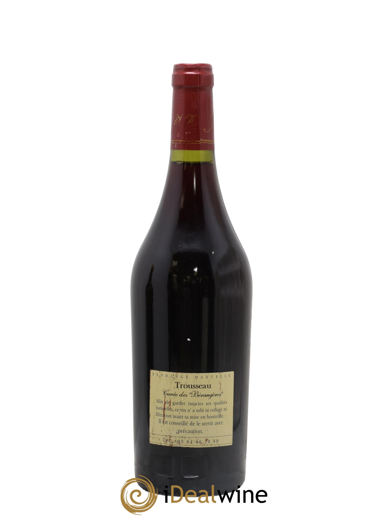Arbois Trousseau Cuvée Les Bérangères Jacques Puffeney 1999 - Posten von 1 Flasche - 1