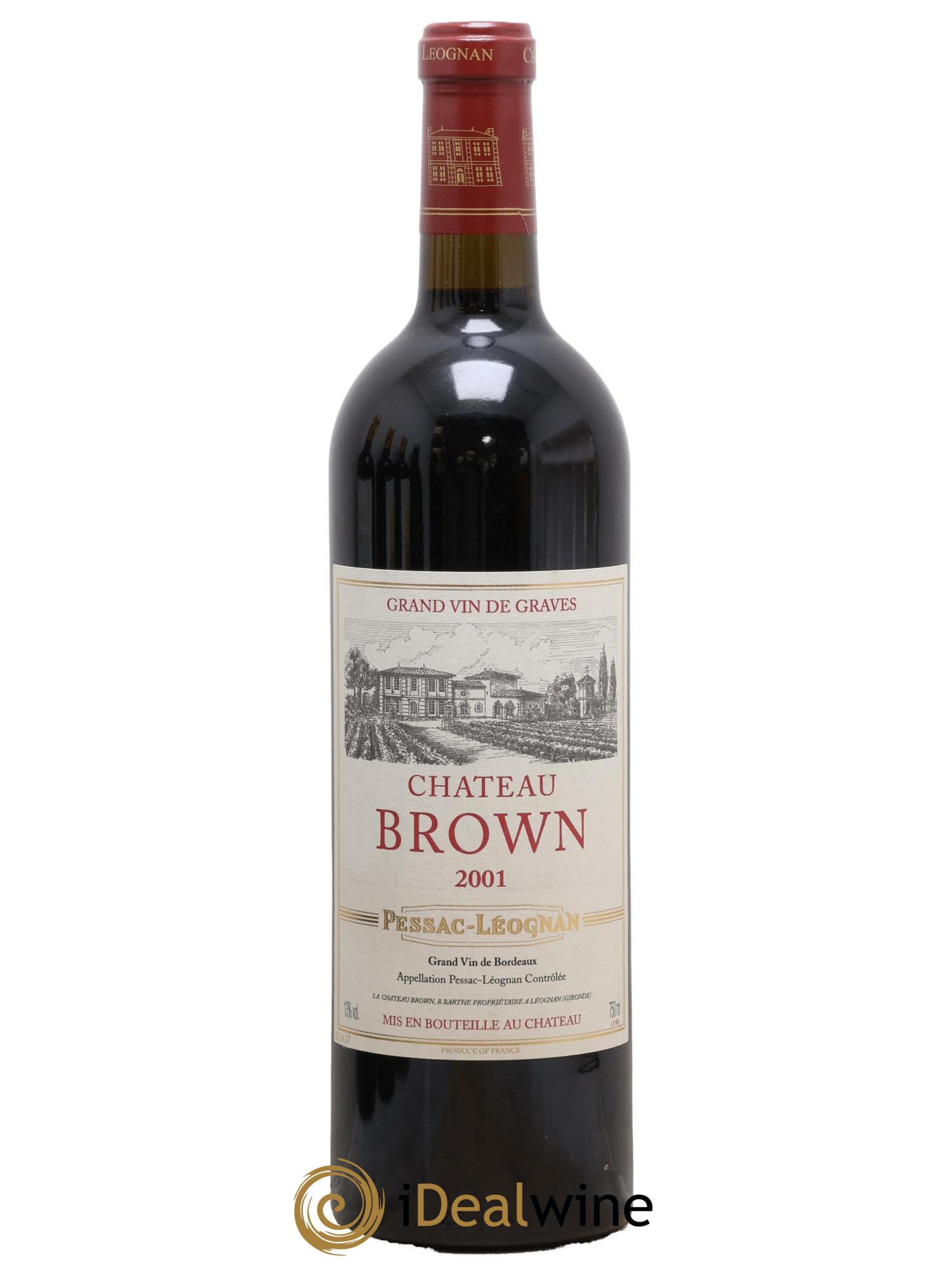 Château Brown 2001 - Posten von 1 Flasche - 0