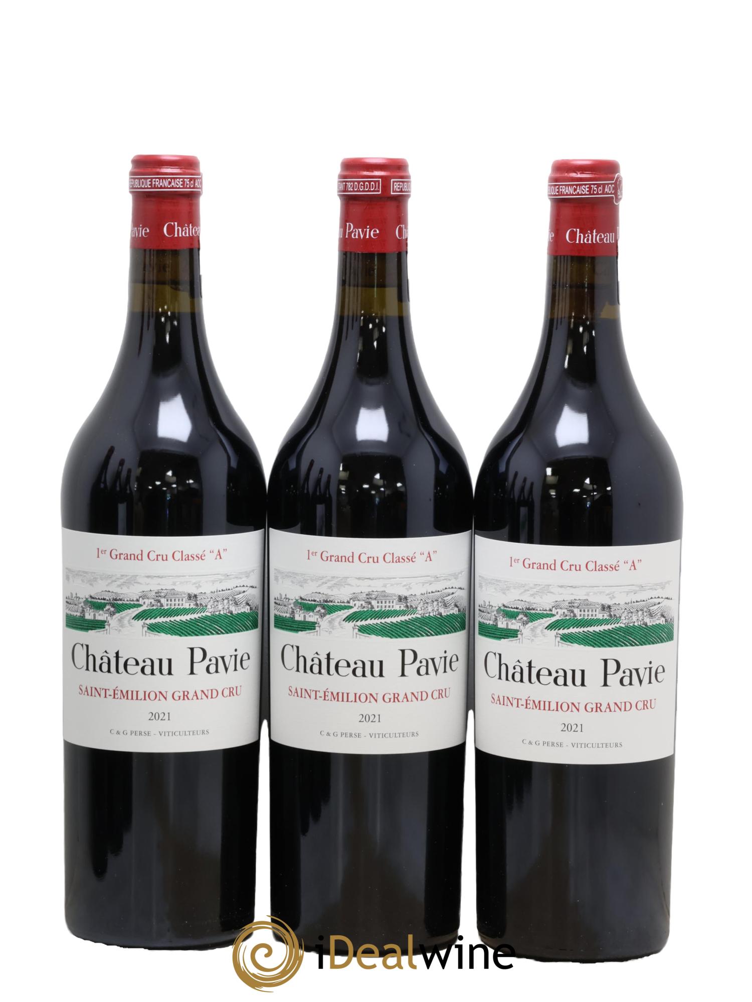 Château Pavie 1er Grand Cru Classé A 2021 - Lot de 6 bouteilles - 1