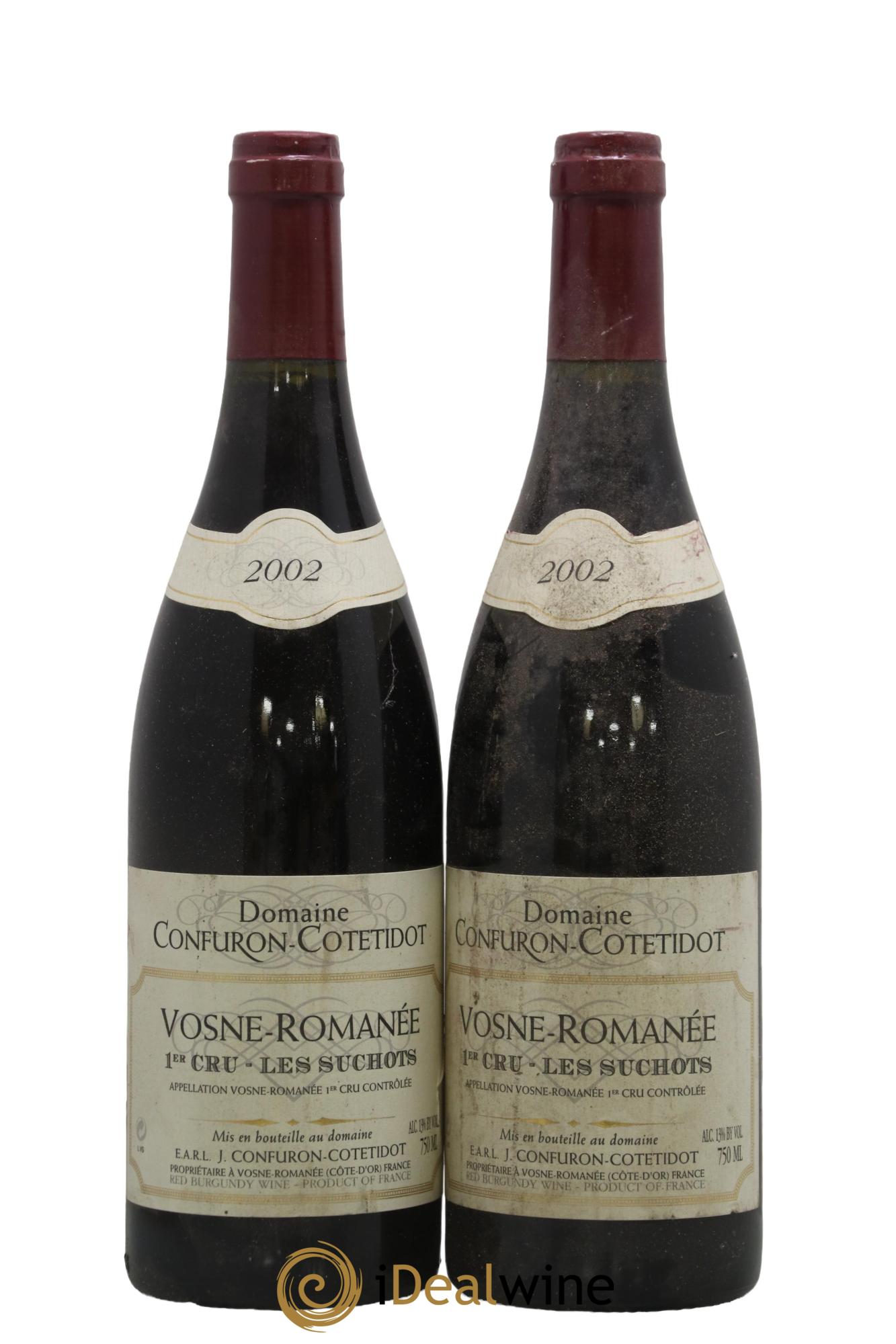 Vosne-Romanée 1er Cru Les Suchots Confuron-Cotetidot 2002 - Lot de 2 bouteilles - 0