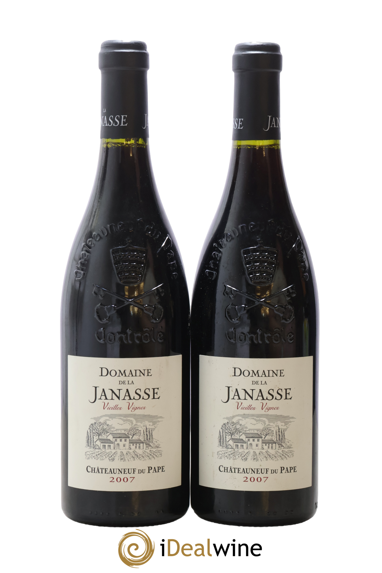 Châteauneuf-du-Pape Cuvée Vieilles Vignes La Janasse (Domaine de) 2007 - Lot de 2 bouteilles - 0
