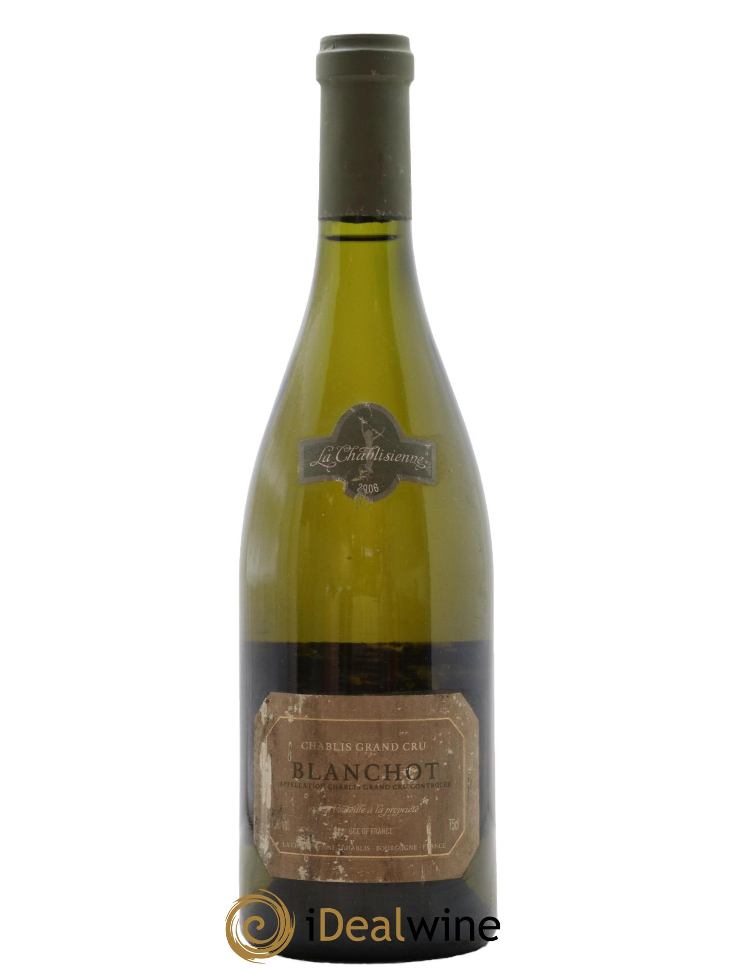 Chablis Grand Cru Blanchot La Chablisienne 2008 - Lot de 1 bouteille - 0