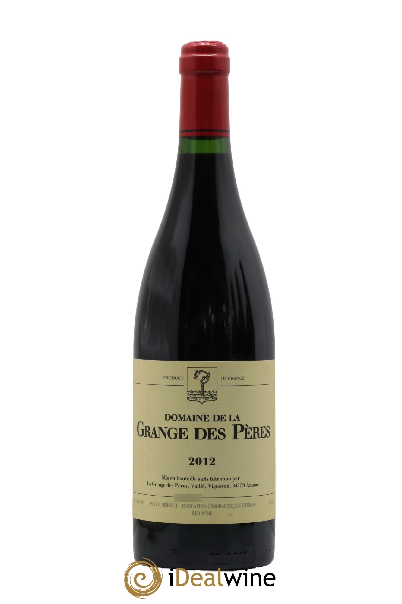 Pays d'Hérault Grange des Pères Laurent Vaillé 2012 - Lot de 1 bouteille - 0