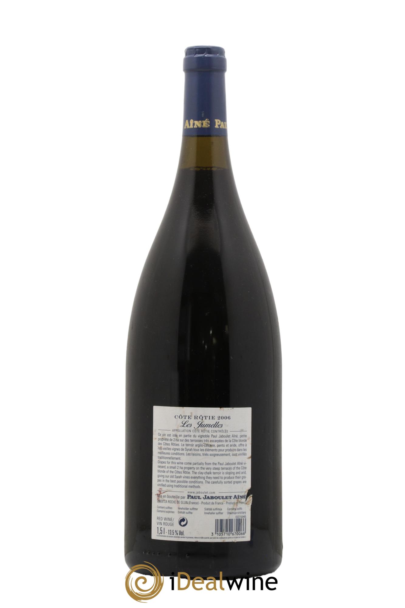 Côte-Rôtie Les Jumelles Paul Jaboulet Ainé 2006 - Posten von 1 Magnum - 1