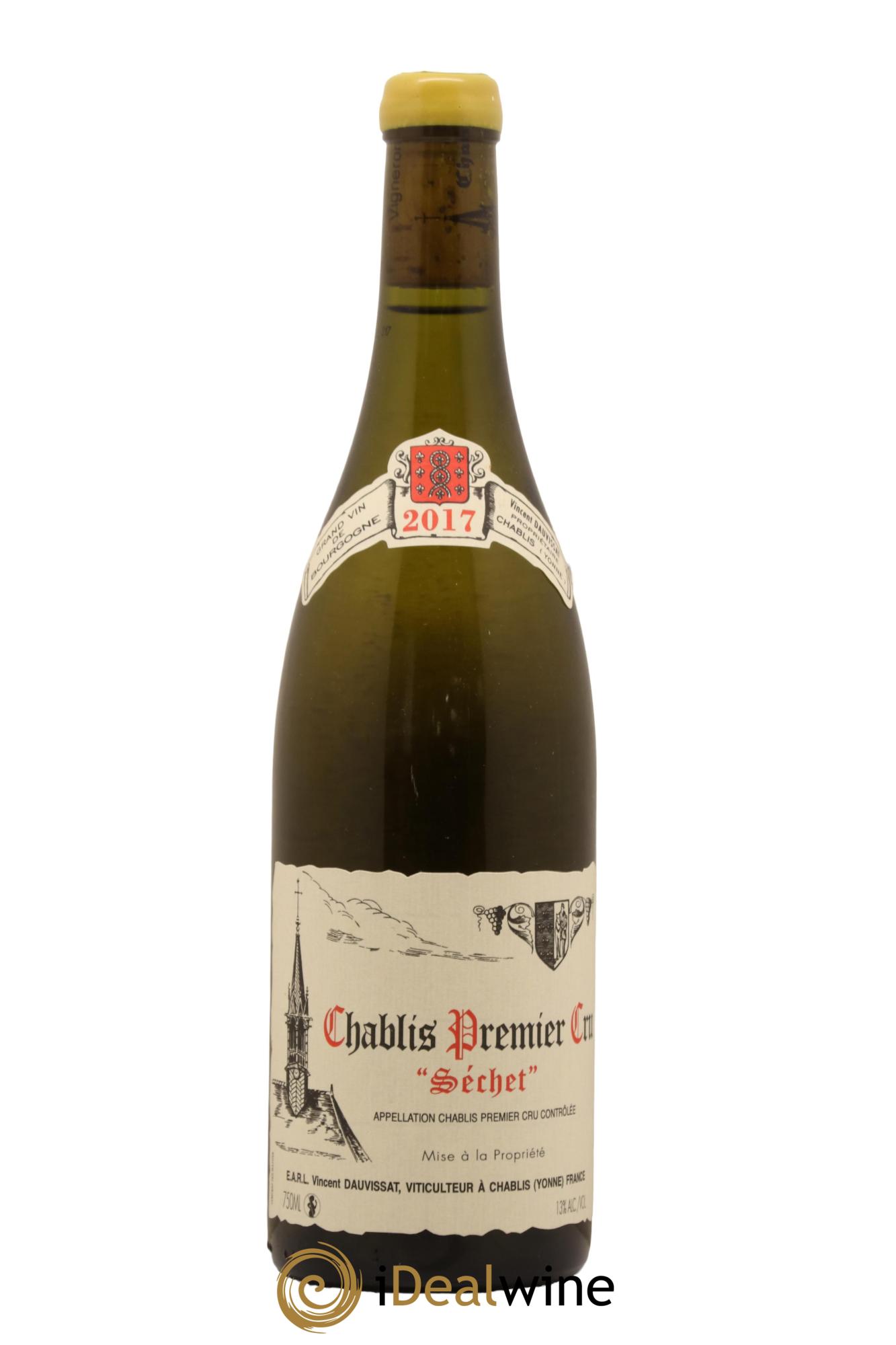 Chablis 1er Cru Séchet Vincent Dauvissat (Domaine) 2017 - Lot de 1 bouteille - 0