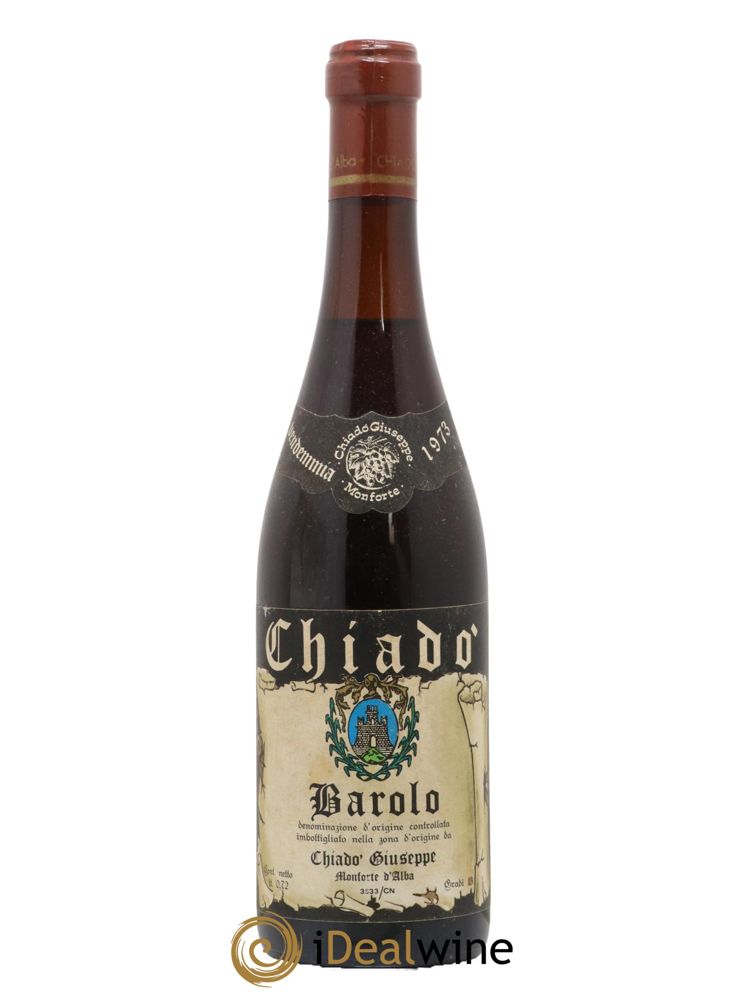 Barolo Giuseppe Chiado 1973 - Posten von 1 Flasche - 0