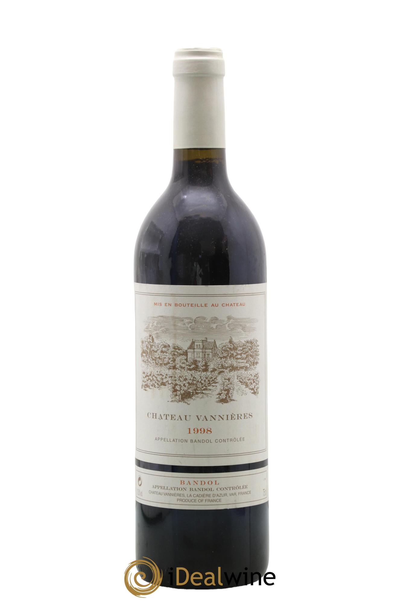 Bandol Château Vannières Éric et Charles-Éric Boisseaux 1998 - Lotto di 1 bottiglia - 0