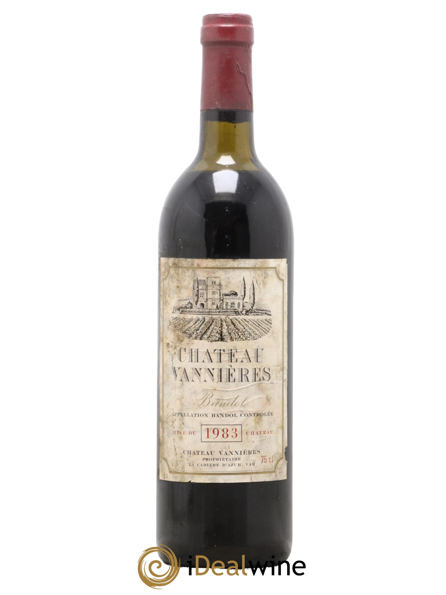 Bandol Château Vannières Éric et Charles-Éric Boisseaux 1983 - Lotto di 1 bottiglia - 0
