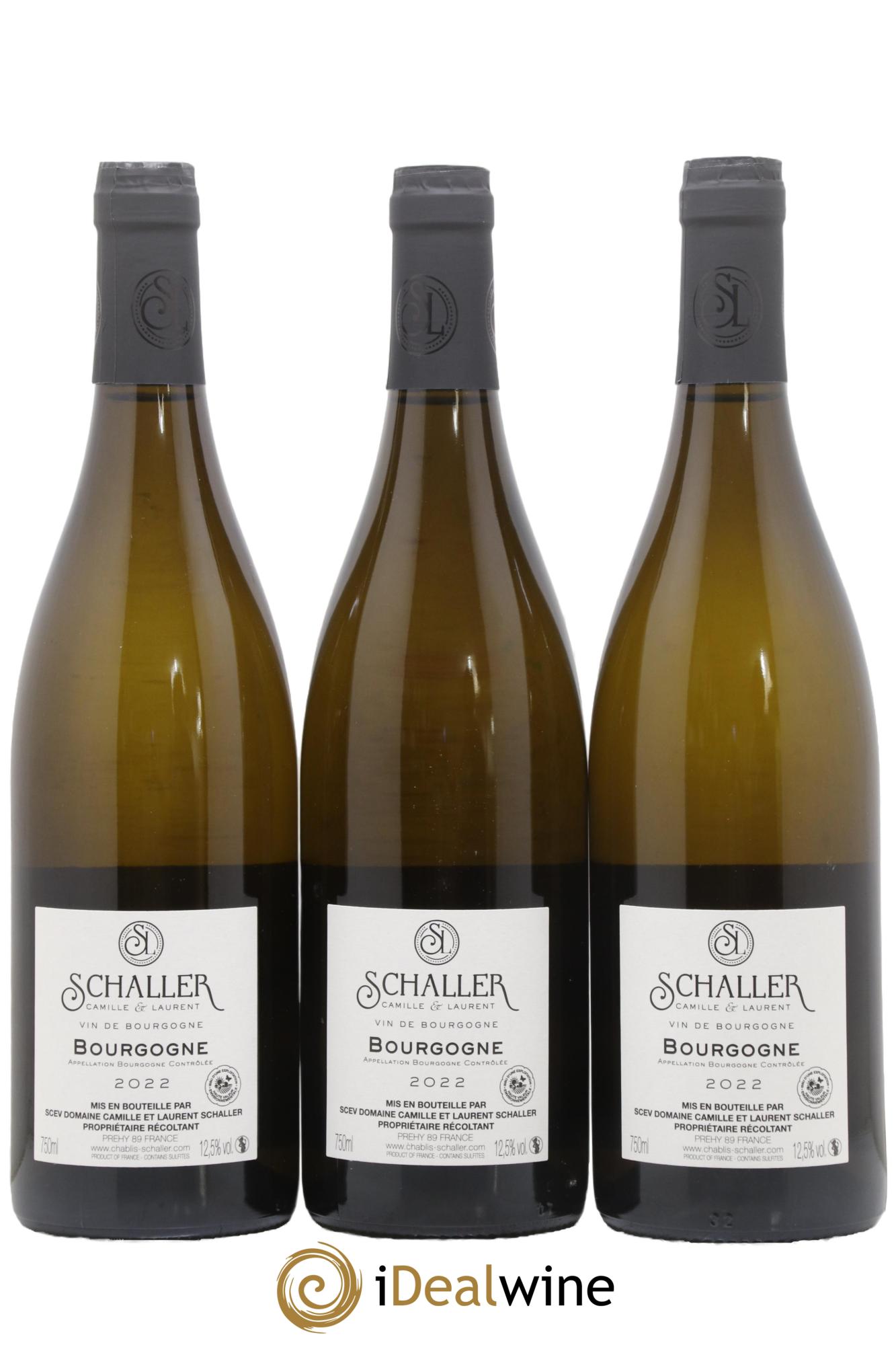 Bourgogne Camille et Laurent Schaller 2022 - Lot de 3 bouteilles - 1