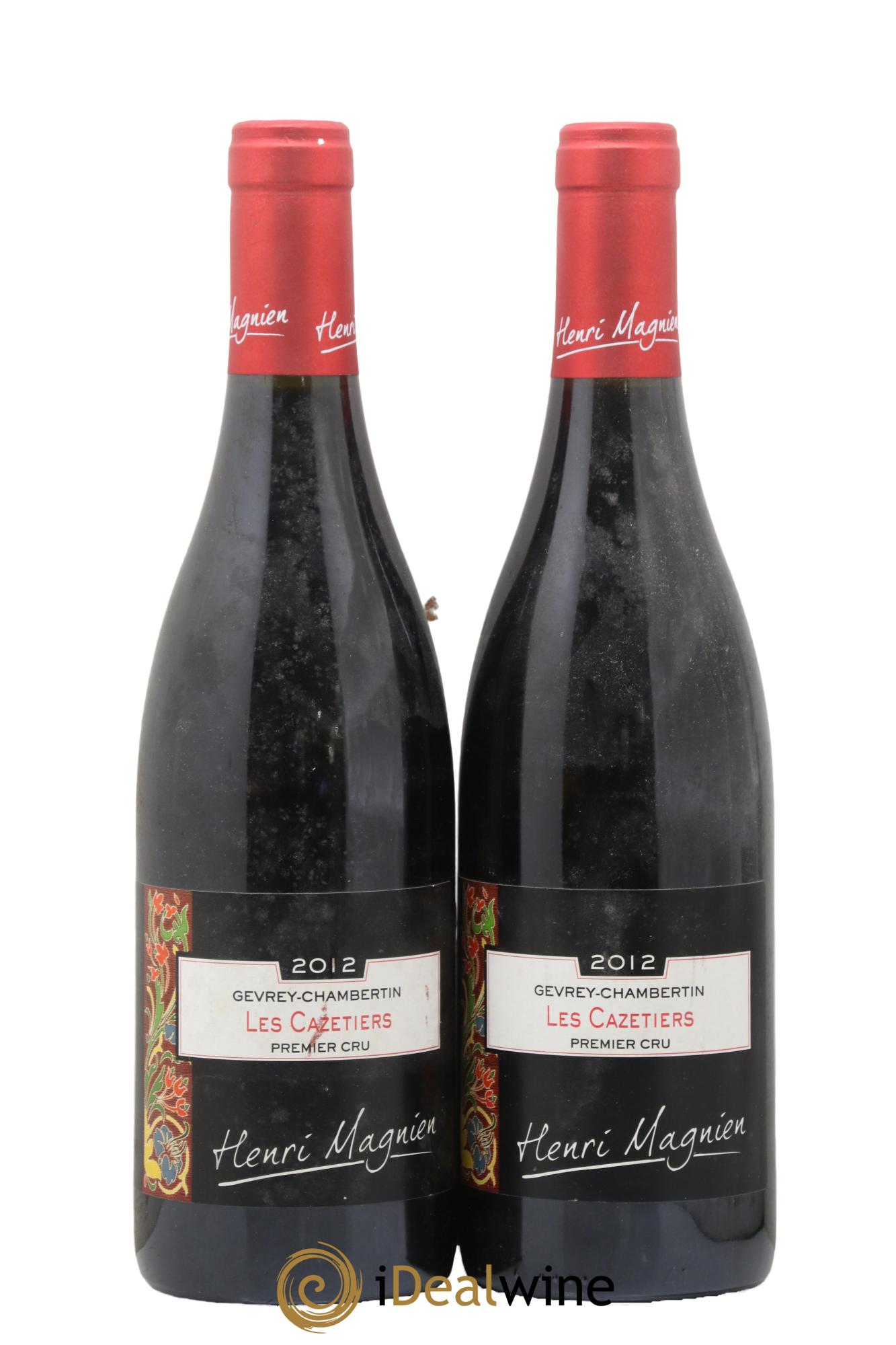 Gevrey-Chambertin 1er Cru Les Cazetiers Henri Magnien (Domaine) 2012 - Posten von 2 Flaschen - 0