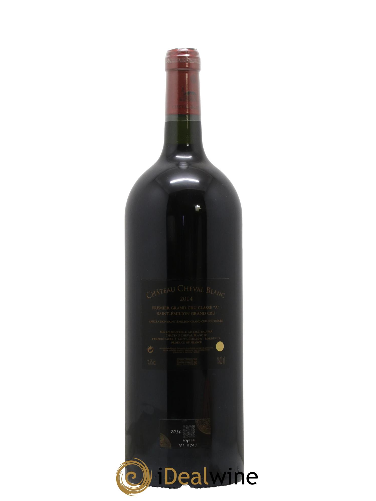 Château Cheval Blanc 1er Grand Cru Classé A 2014 - Lot de 1 magnum - 2