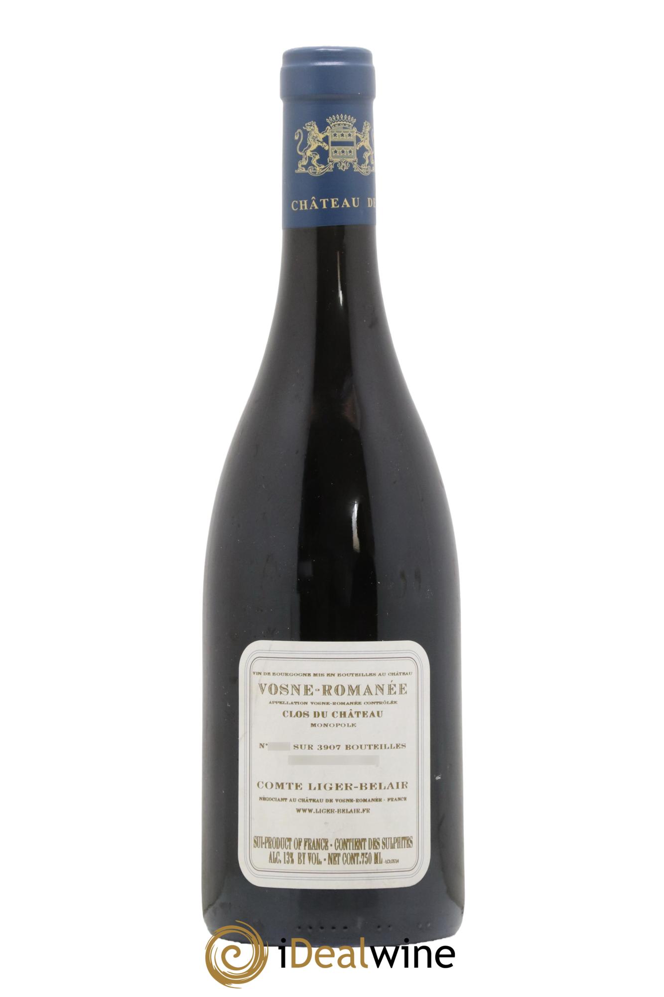Vosne-Romanée Clos du Château Comte Liger-Belair (Domaine du) 2014 - Lot de 1 bouteille - 1