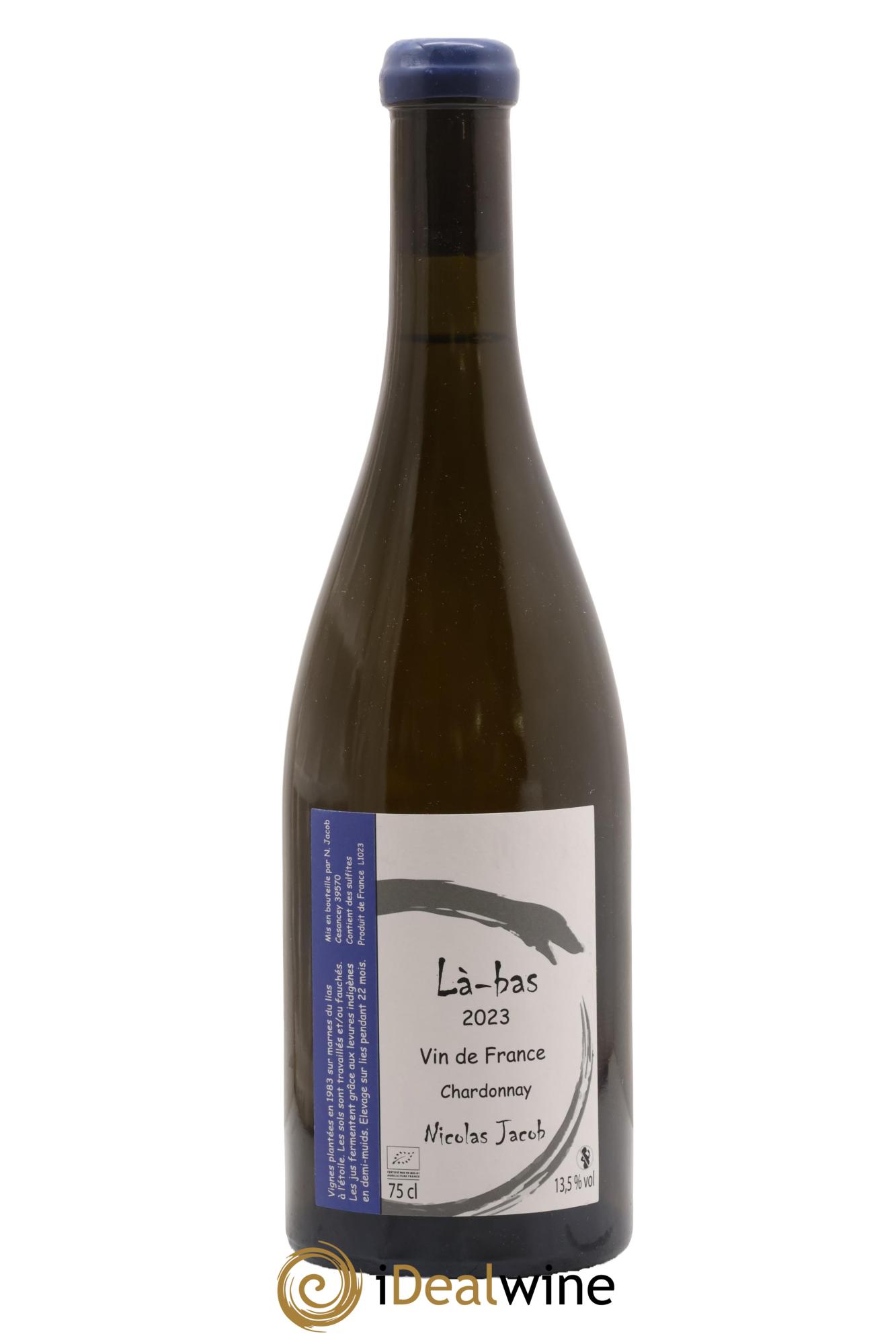 Vin de France Là-Bas Chardonnay Nicolas Jacob 2023 - Lotto di 1 bottiglia - 0