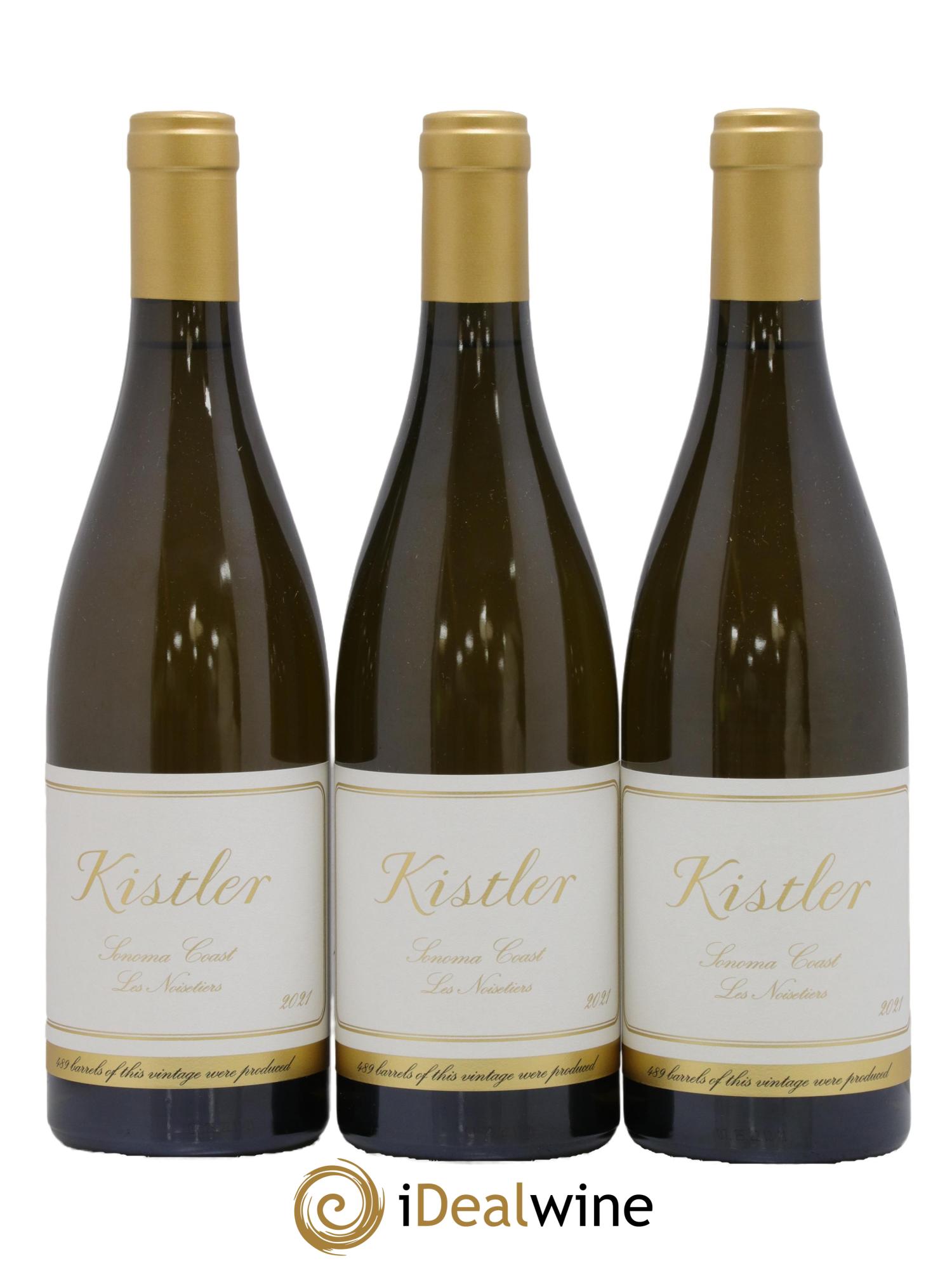 Sonoma Coast Kistler Les Noisetiers Chardonnay Kistler 2021 - Lot de 3 bouteilles - 0