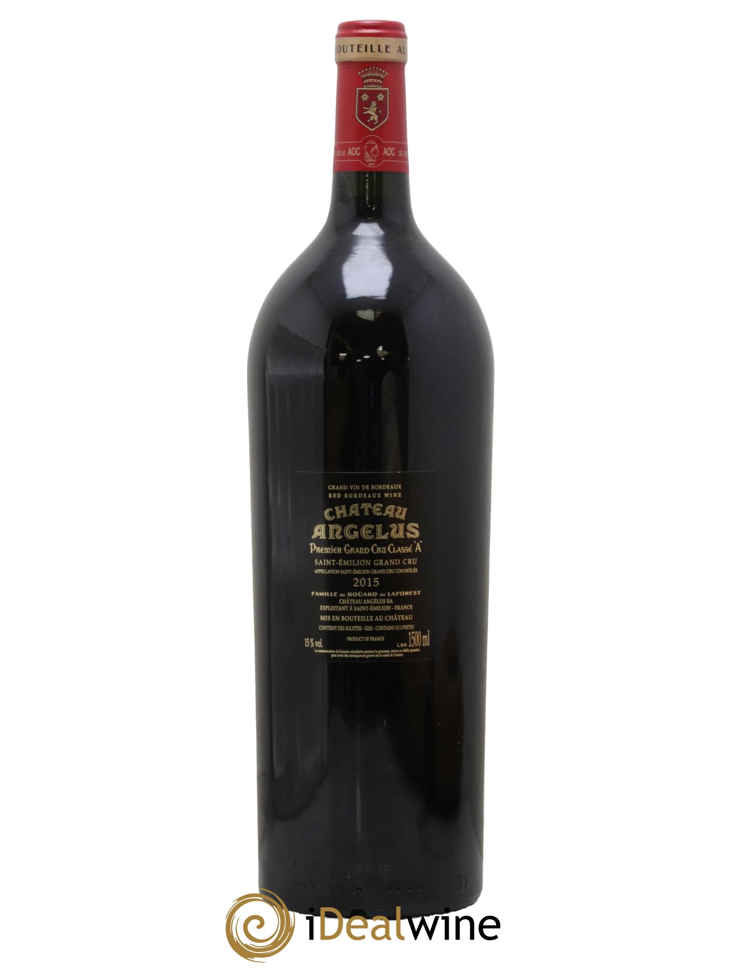 Château Angélus 1er Grand Cru Classé A 2015 - Lot de 1 magnum - 2