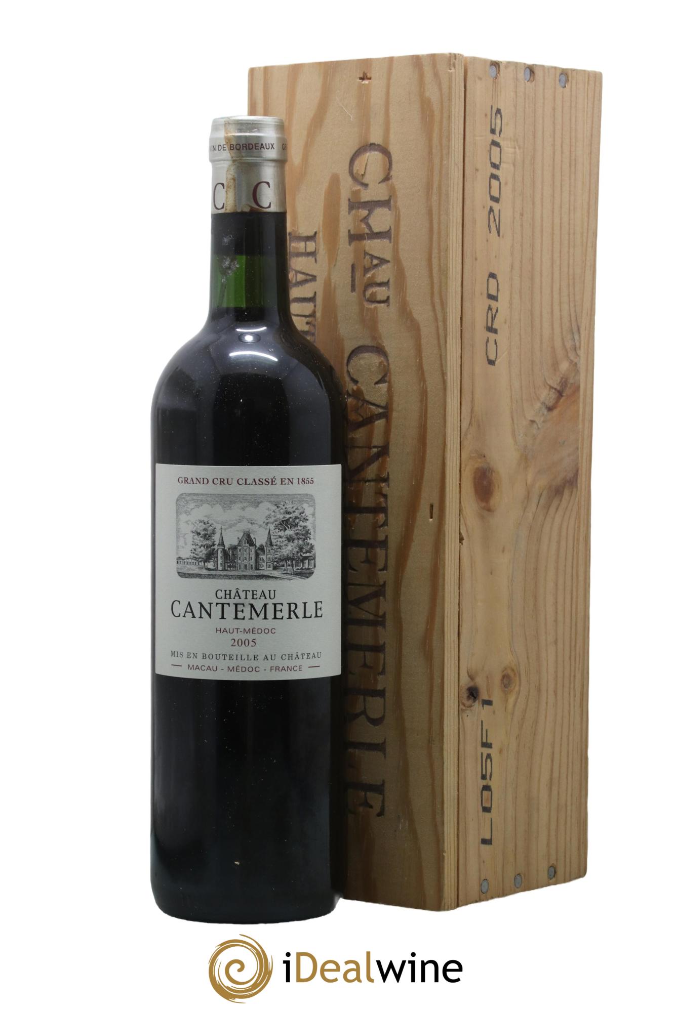Château Cantemerle 5ème Grand Cru Classé 2005 - Lot de 1 bouteille - 1