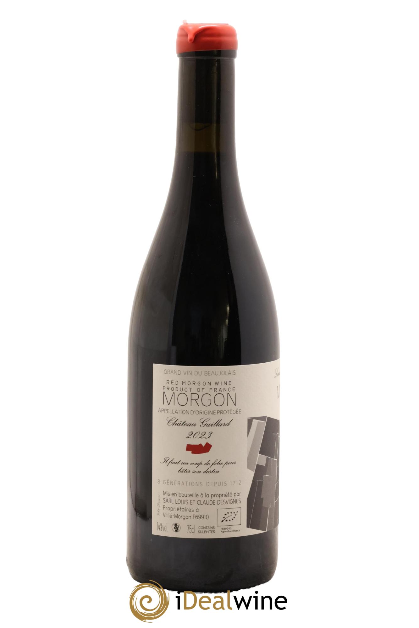Morgon Château Gaillard Louis-Claude Desvignes 2023 - Posten von 1 Flasche - 1