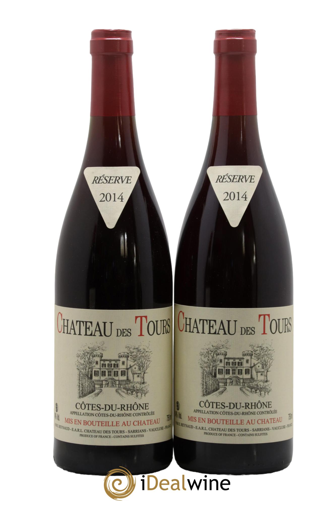 Côtes-du-Rhône Château des Tours Emmanuel Reynaud 2014 - Lotto di 2 bottiglie - 0