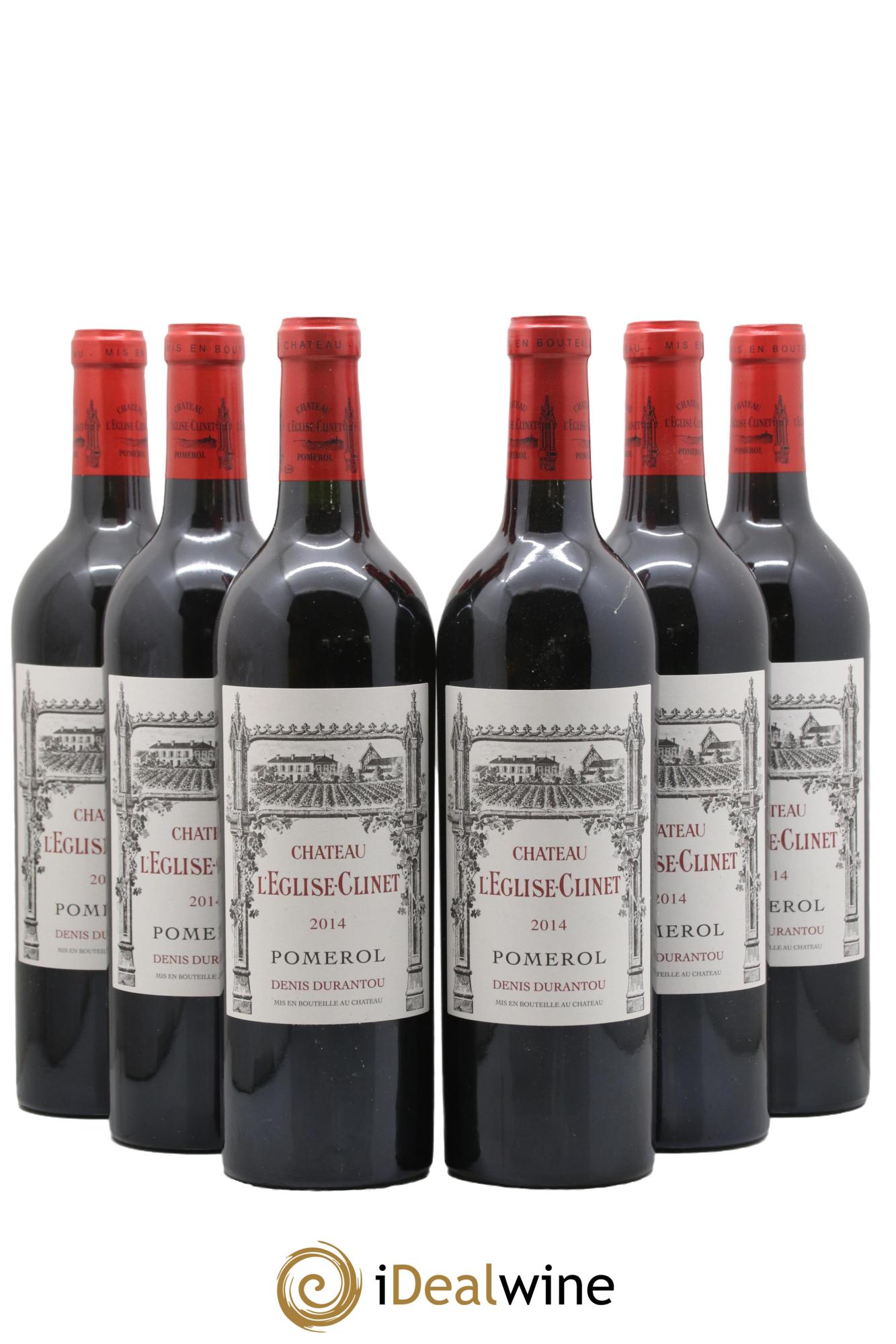 Château l' Église Clinet 2014 - Lotto di 6 bottiglie - 0