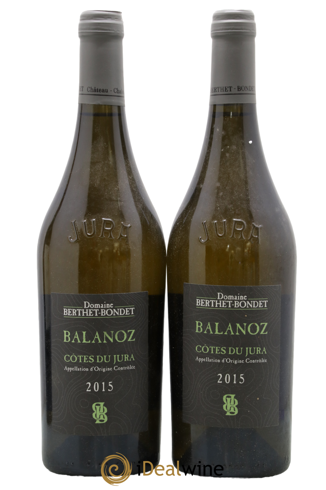 Côtes du Jura Balanoz Berthet-Bondet 2015 - Lot of 2 bottles - 0