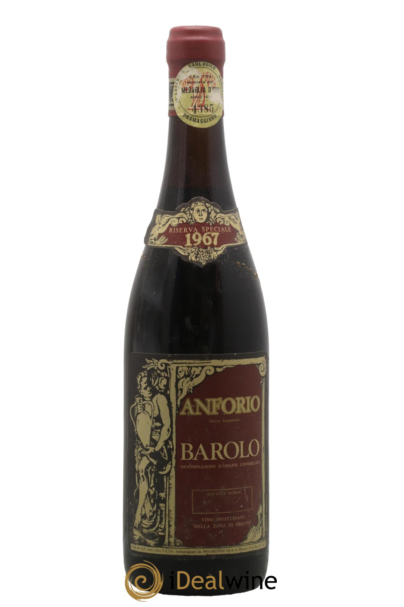 Barolo DOCG Riserva Speciale Anforio 1967 - Lot de 1 bouteille - 0