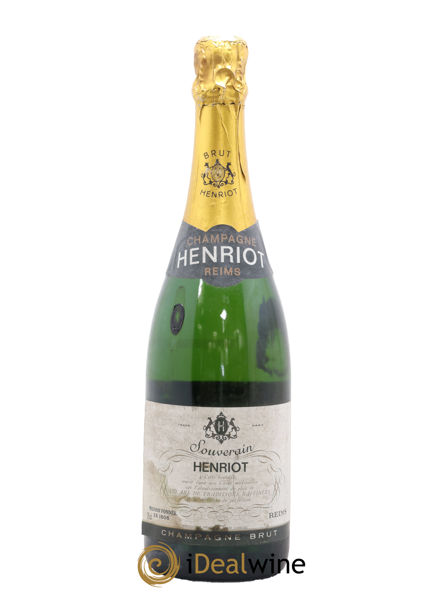 Champagne Brut Souverain Henriot - Lotto di 1 bottiglia - 0