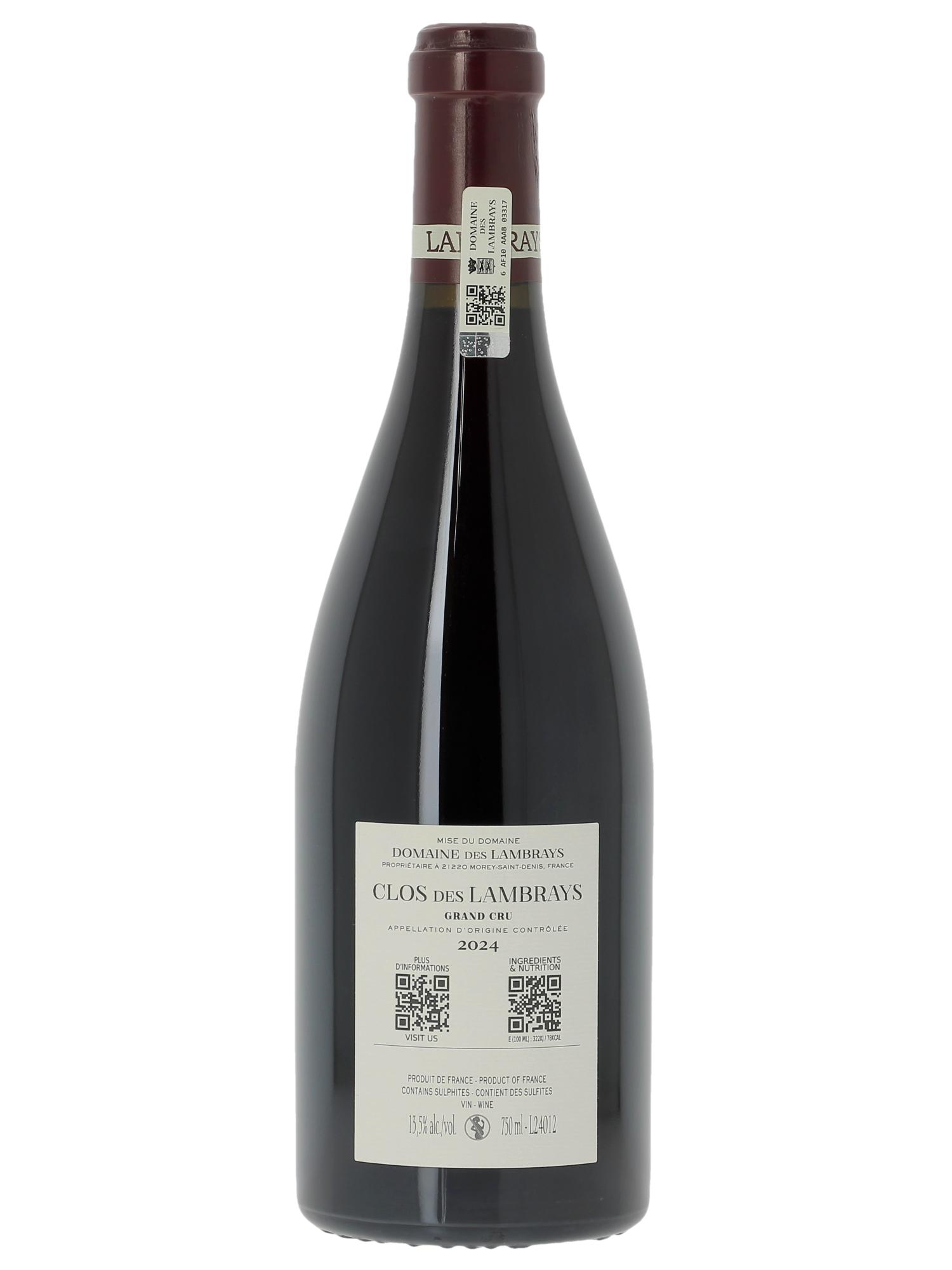 Clos des Lambrays Grand Cru Domaine des Lambrays 2024 - Lot of 1 bottle - 1