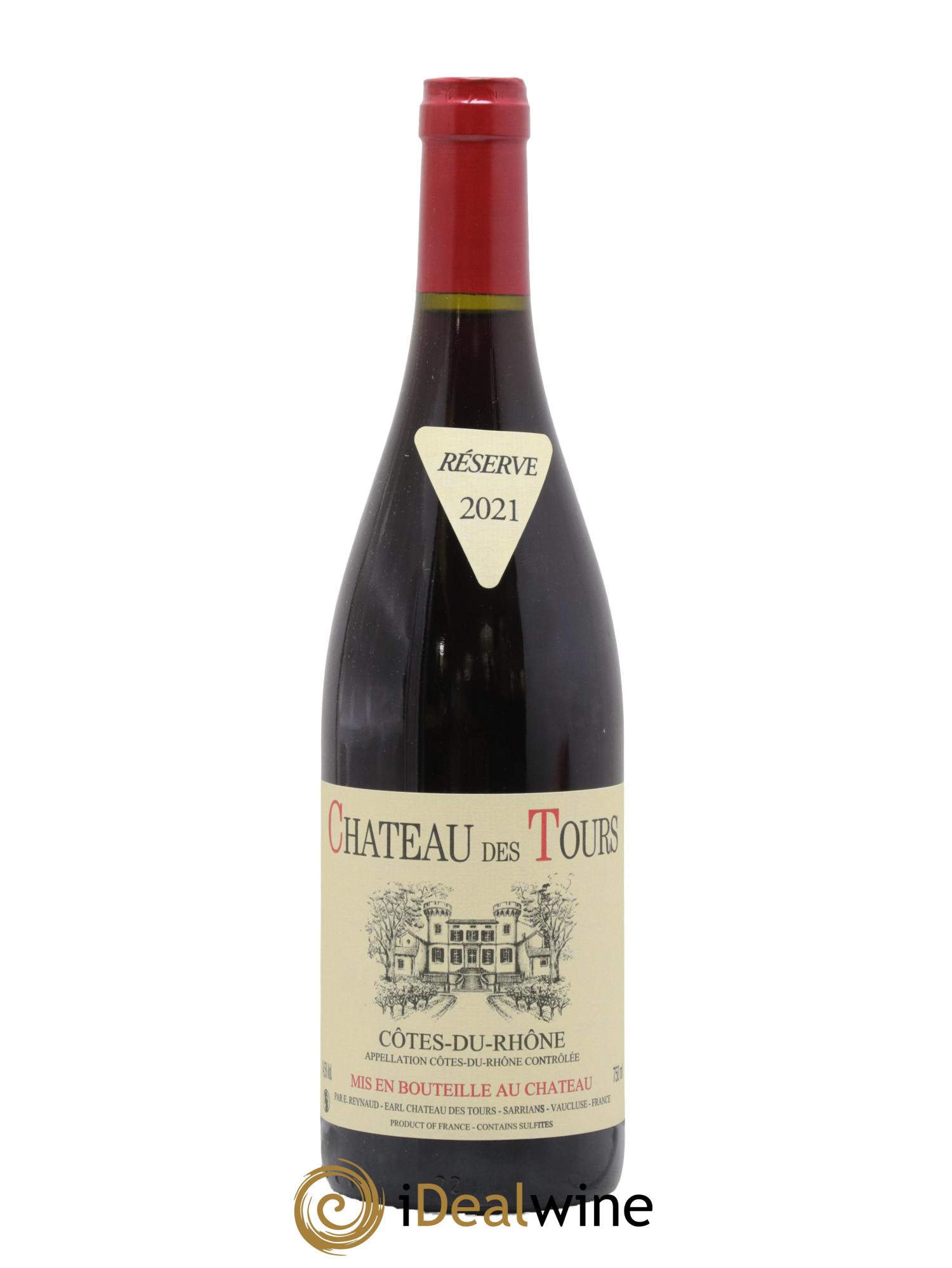 Côtes-du-Rhône Château des Tours Emmanuel Reynaud 2021 - Lot de 1 bouteille - 0