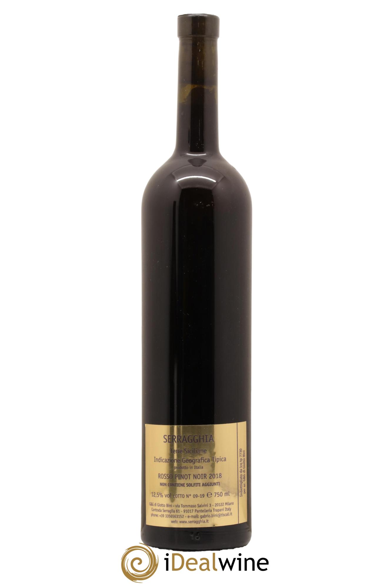 Terre Siciliane Azienda Serragghia Riserva Gabrio Azienda Serragghia 2018 - Lot de 1 bouteille - 1