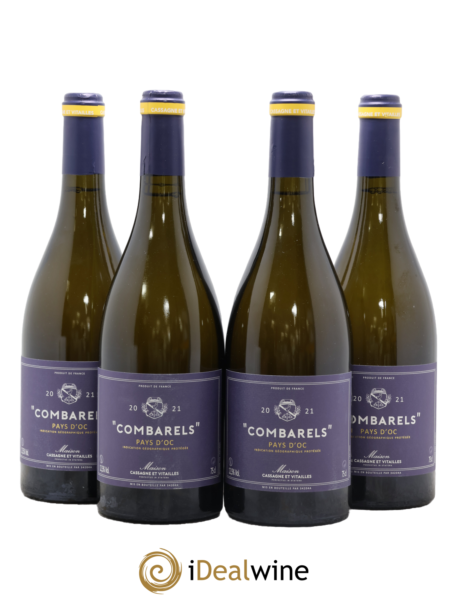 Pays d'Oc Combarels Cassagne & Vitailles 2021 - Lot of 4 bottles - 0
